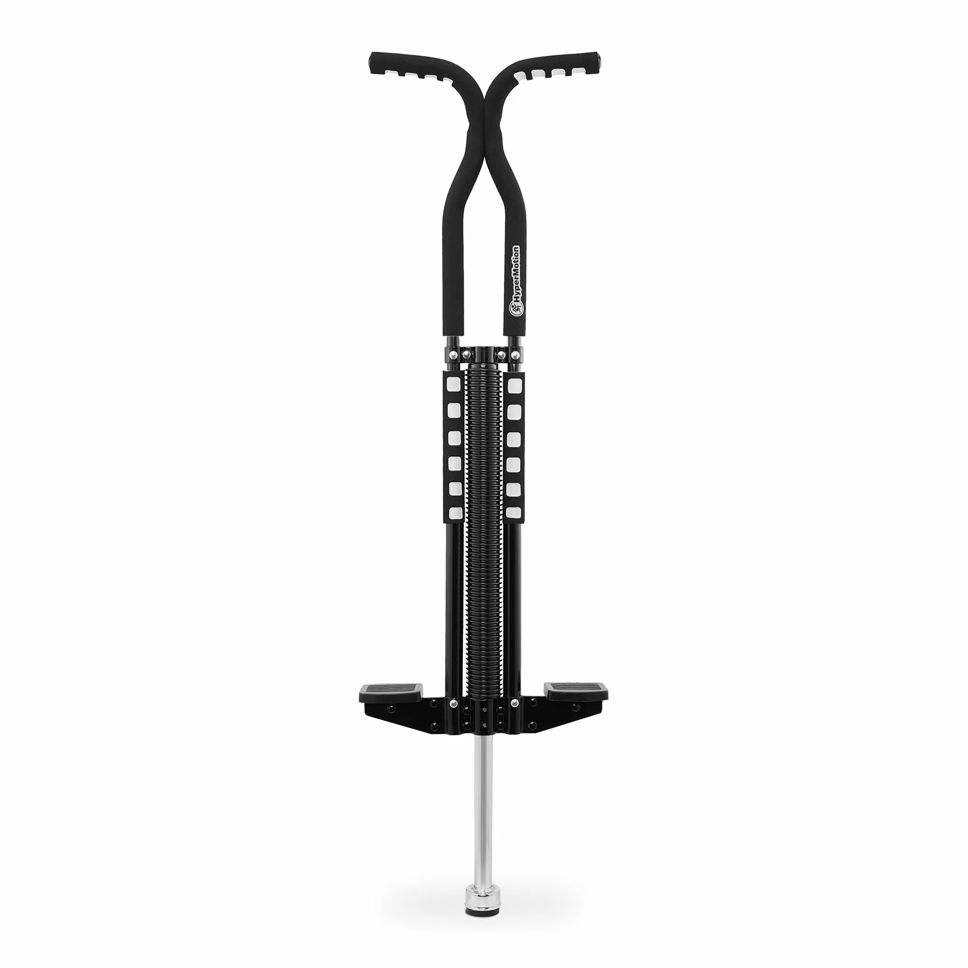 HyperMotion POGO Bâton Sauteur Jeunes 9-14 Ans Appareil Entraînement 50 kg Structure Légère 2,35 kg Mécanisme Ressort Noir