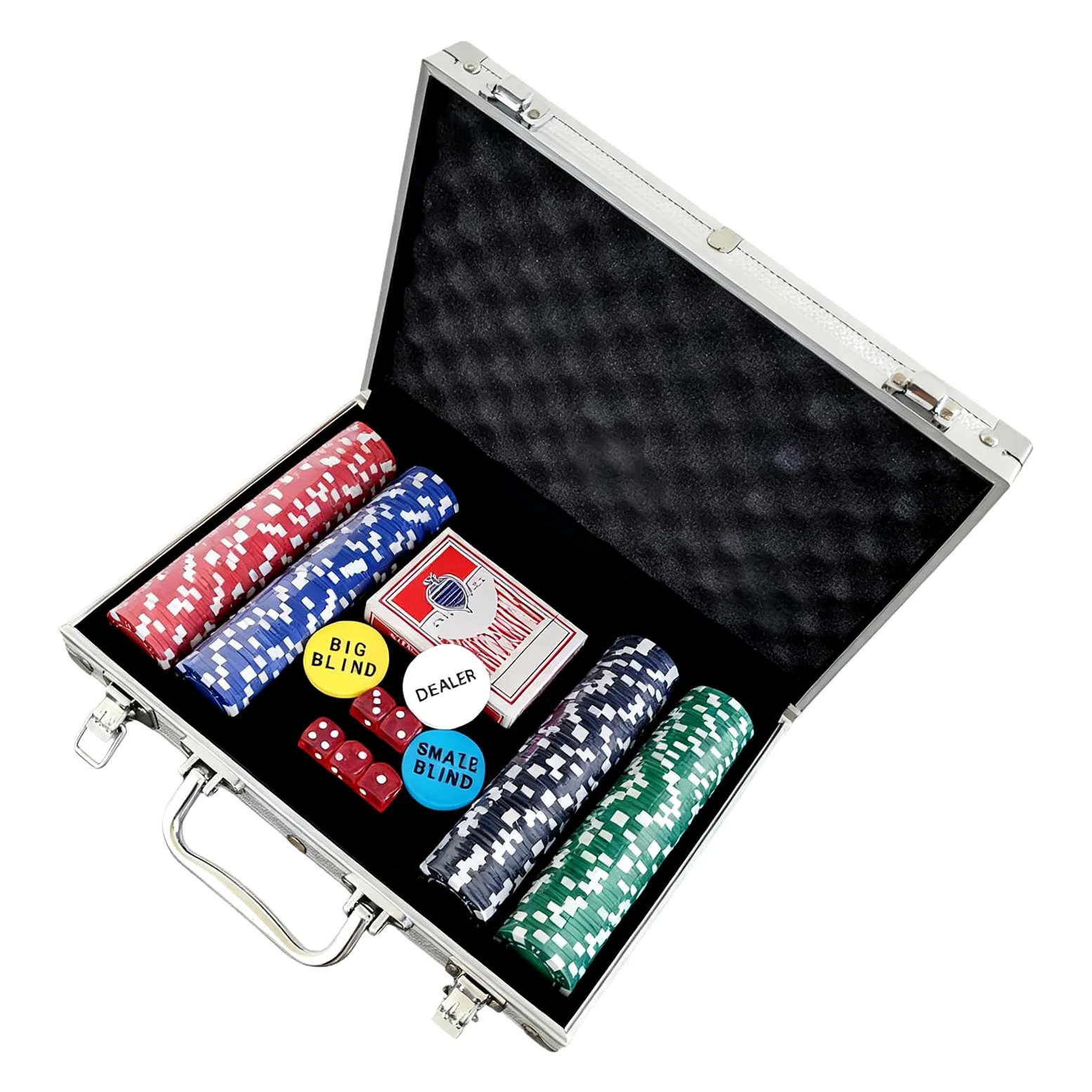 Coffret Jetons Poker Avec Mallette Sans Faciale Soirées Joueurs Passionnés | Jetons De De Société Pour Maison Voyages Soirées Familiales Femmes Hommes Adultes Enterrements De Vie De Garçon Salle