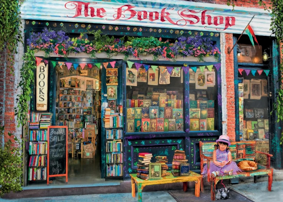 Ravensburger The Bookshop – 12000670 – Puzzle de 1000 pièces pour Adultes – Outil fabriqué à la Main, fabriqué en Allemagne, Chaque pièce s'assemble Parfaitement