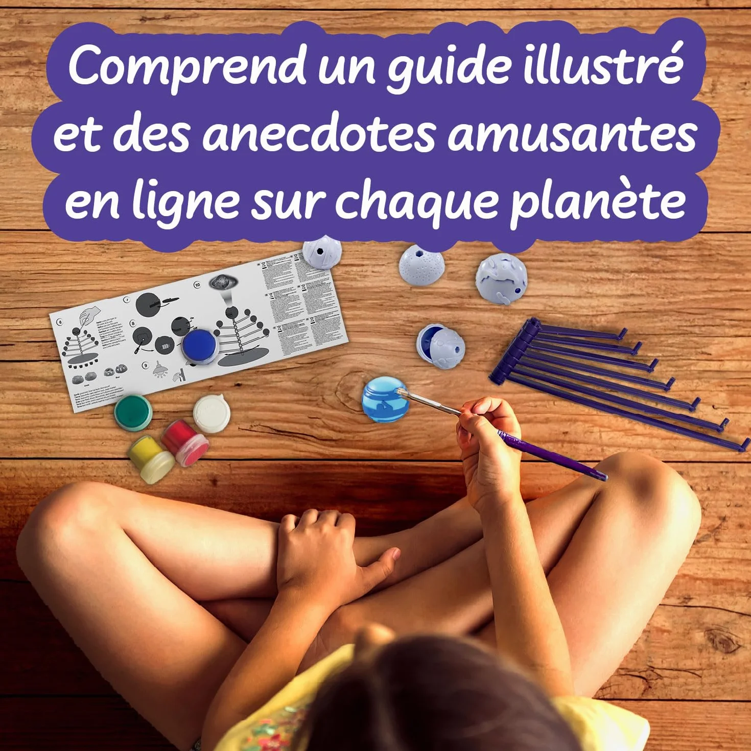 Science4you Système Solaire 3D Projecteur - Crée Assemble Peins Ton Propre Système Solaire Jouet Astronomie Garçons Filles 8 9 10 11 12+