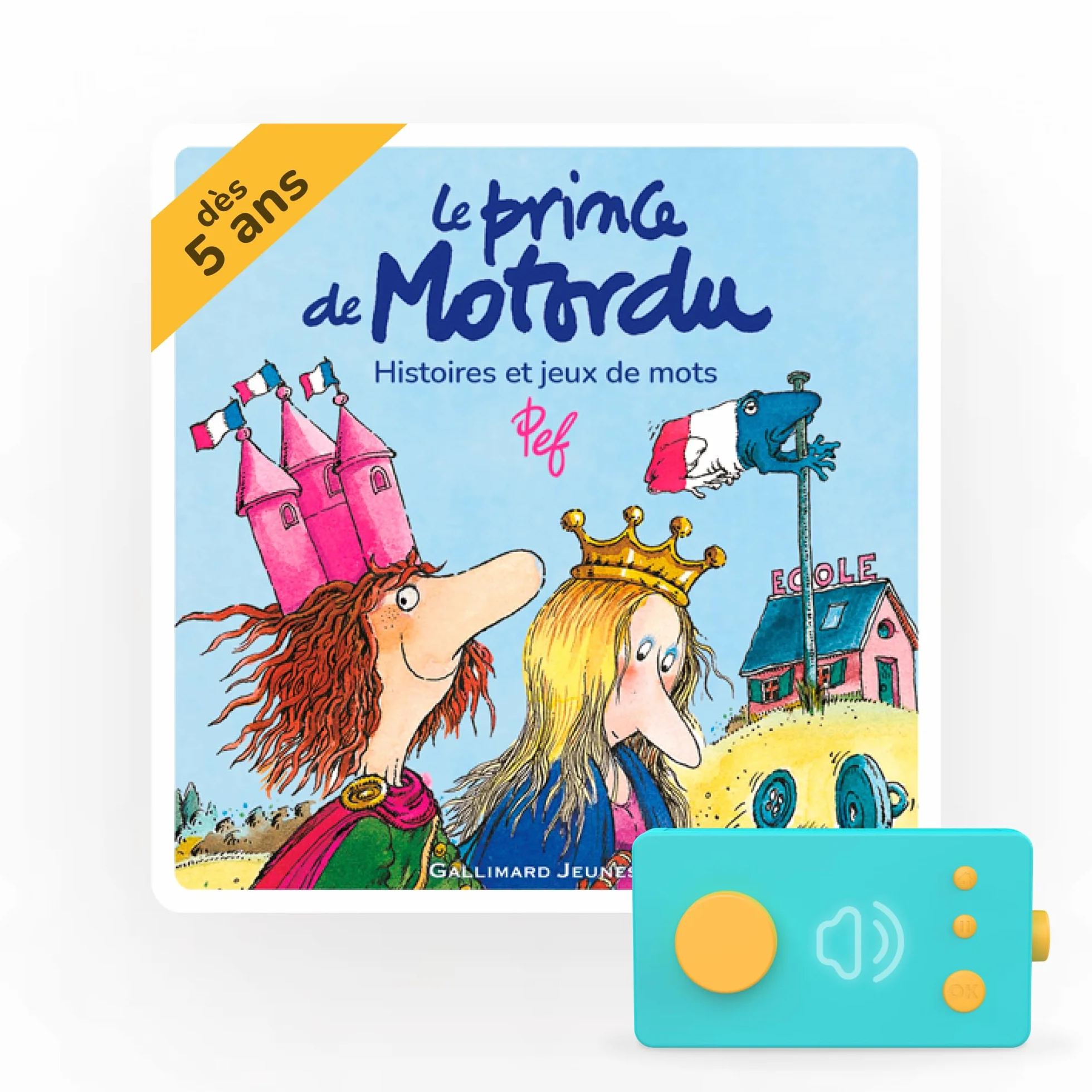 Lunii Prince de Motordu Livre Audio interactif français durée 1h13 dès 5 ans Ma Fabrique à Histoires