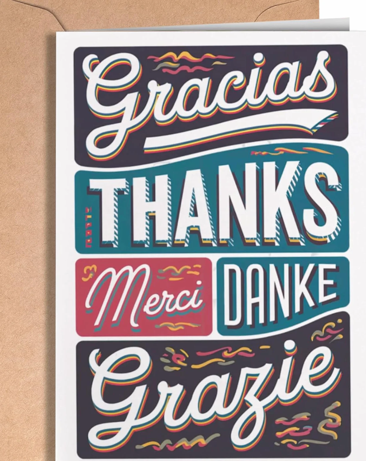 Carte Remerciement Individuelle - Carte Merci Coach, Maîtresse, Nounou - Intérieur vierge - Greeting Cards
