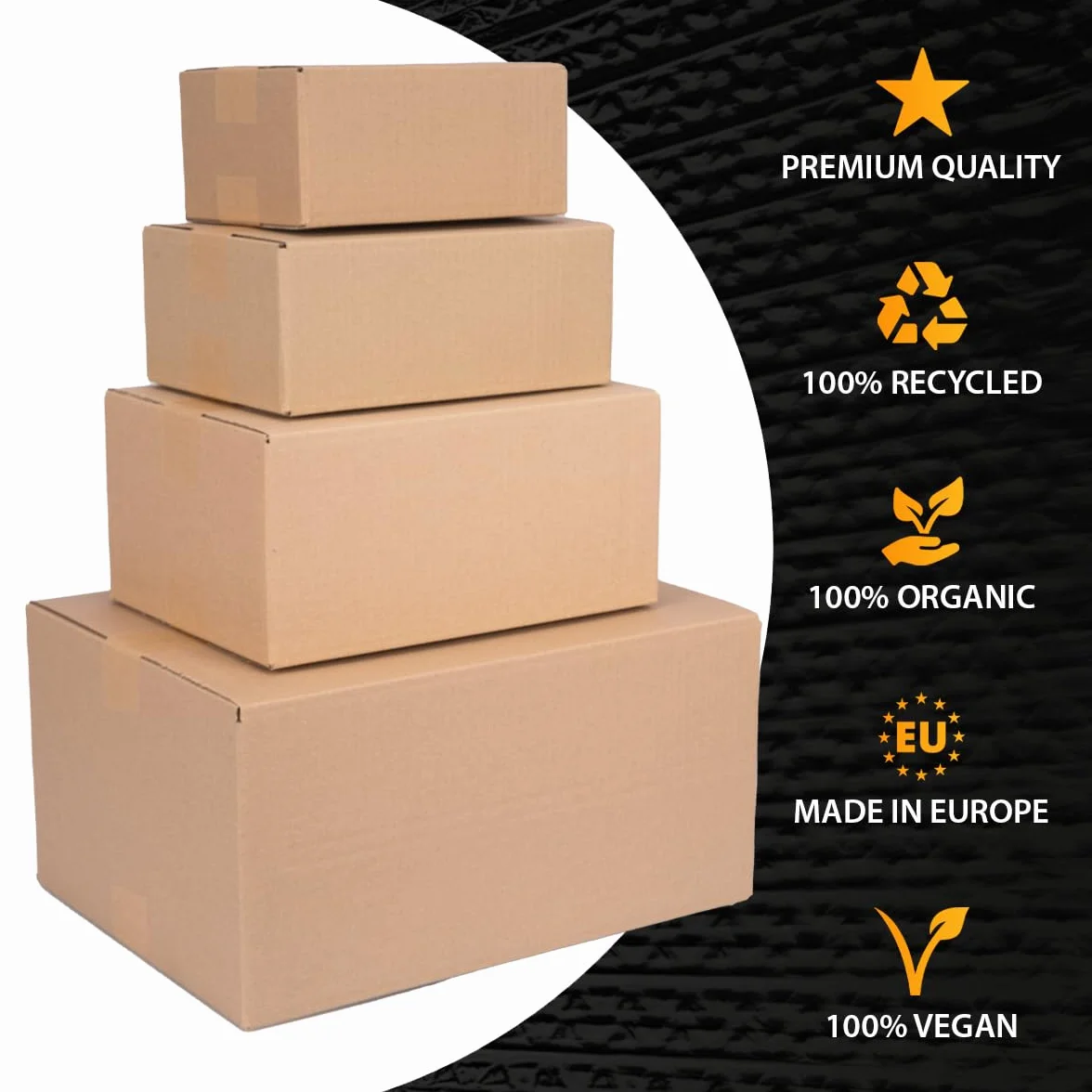 Carton d'expédition simple cannelure 30 x 21,5 x 14 cm format A4 brun - KK 30