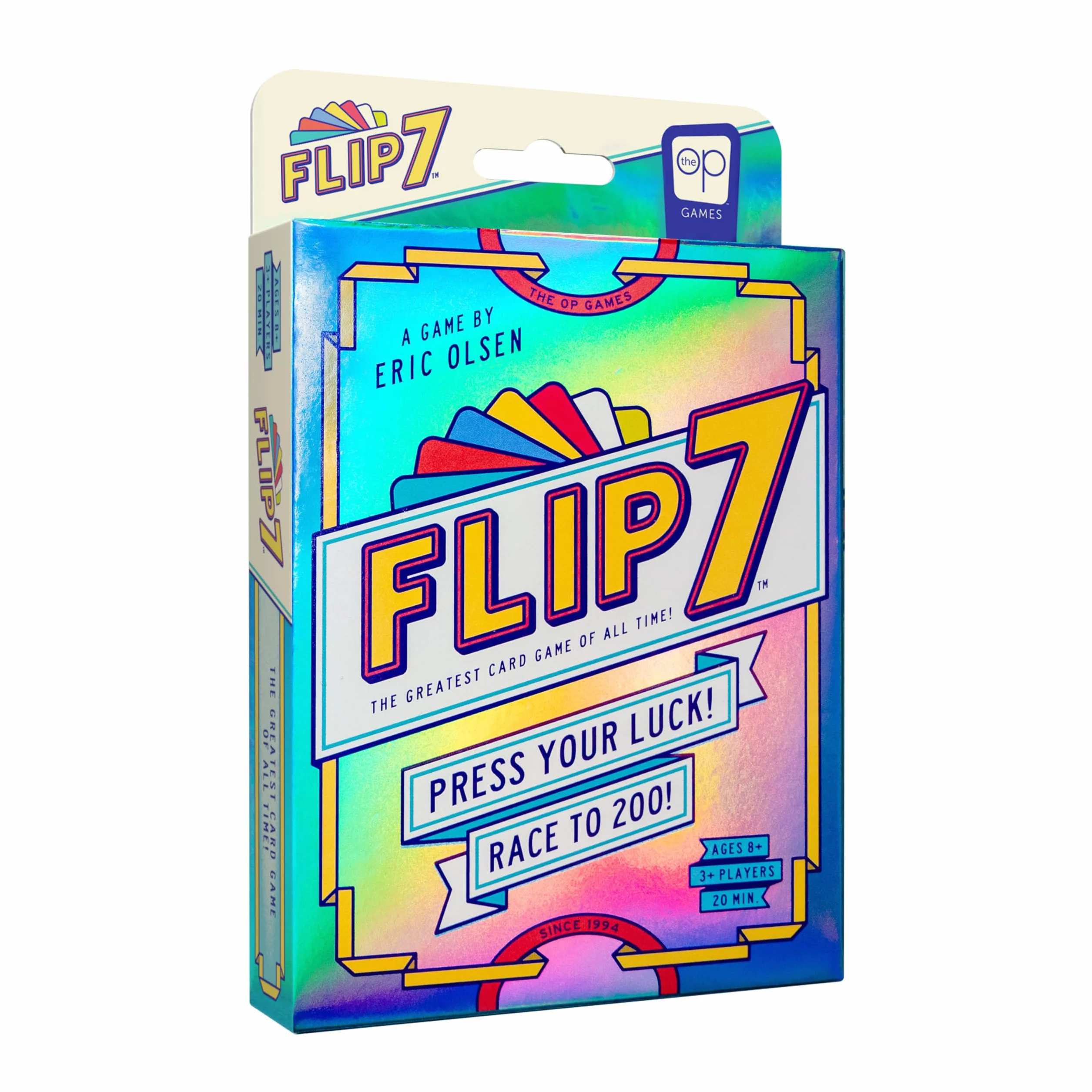 Flip 7™ Jeu de Cartes Familial Chance et Stratégie 94 Cartes Édition Compacte