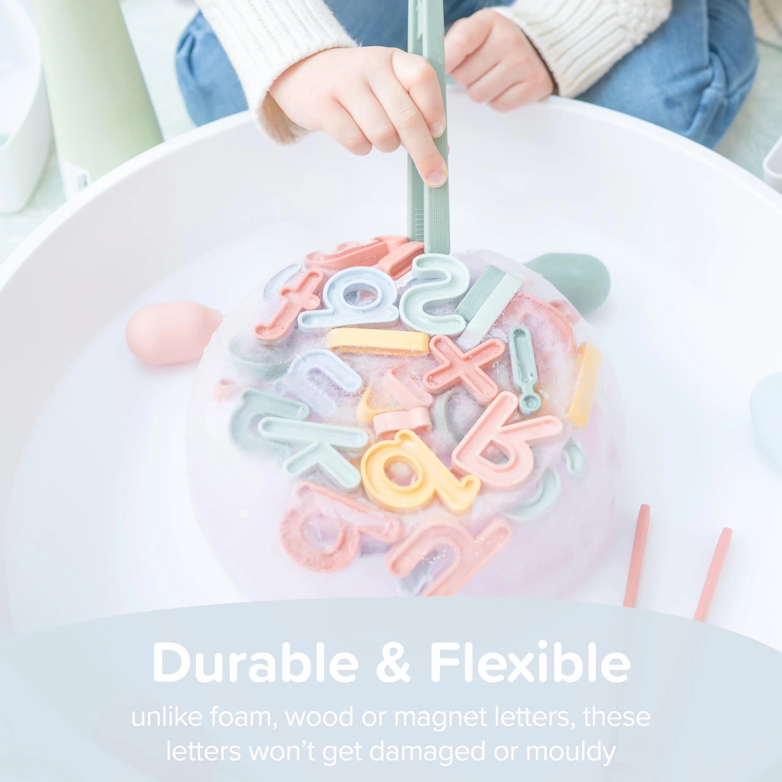 Inspire My Play Ensemble d'orthographe de Lettres Alphabet Enfants Jeu d'apprentissage 3 Ans sensoriel