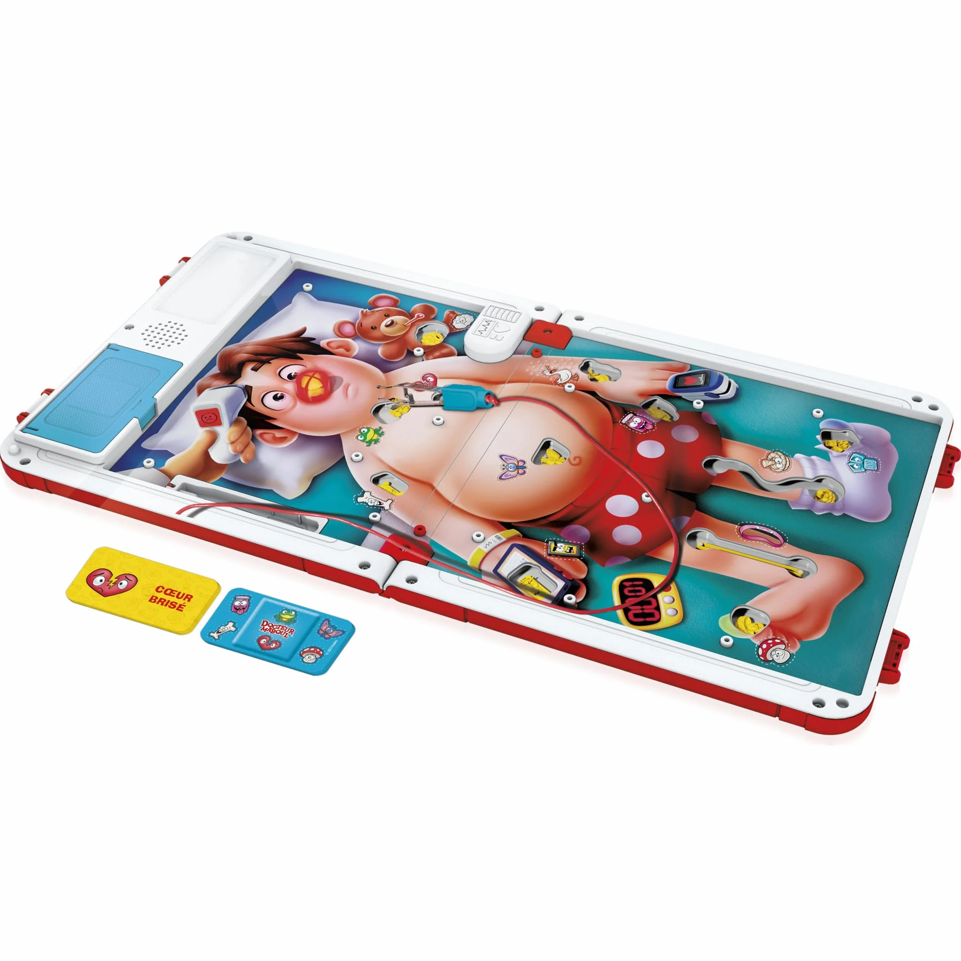 Hasbro Gaming Docteur Maboul, Jeu de Plateau Électronique avec Mallette de Transport Tout-en-Un - Version Française