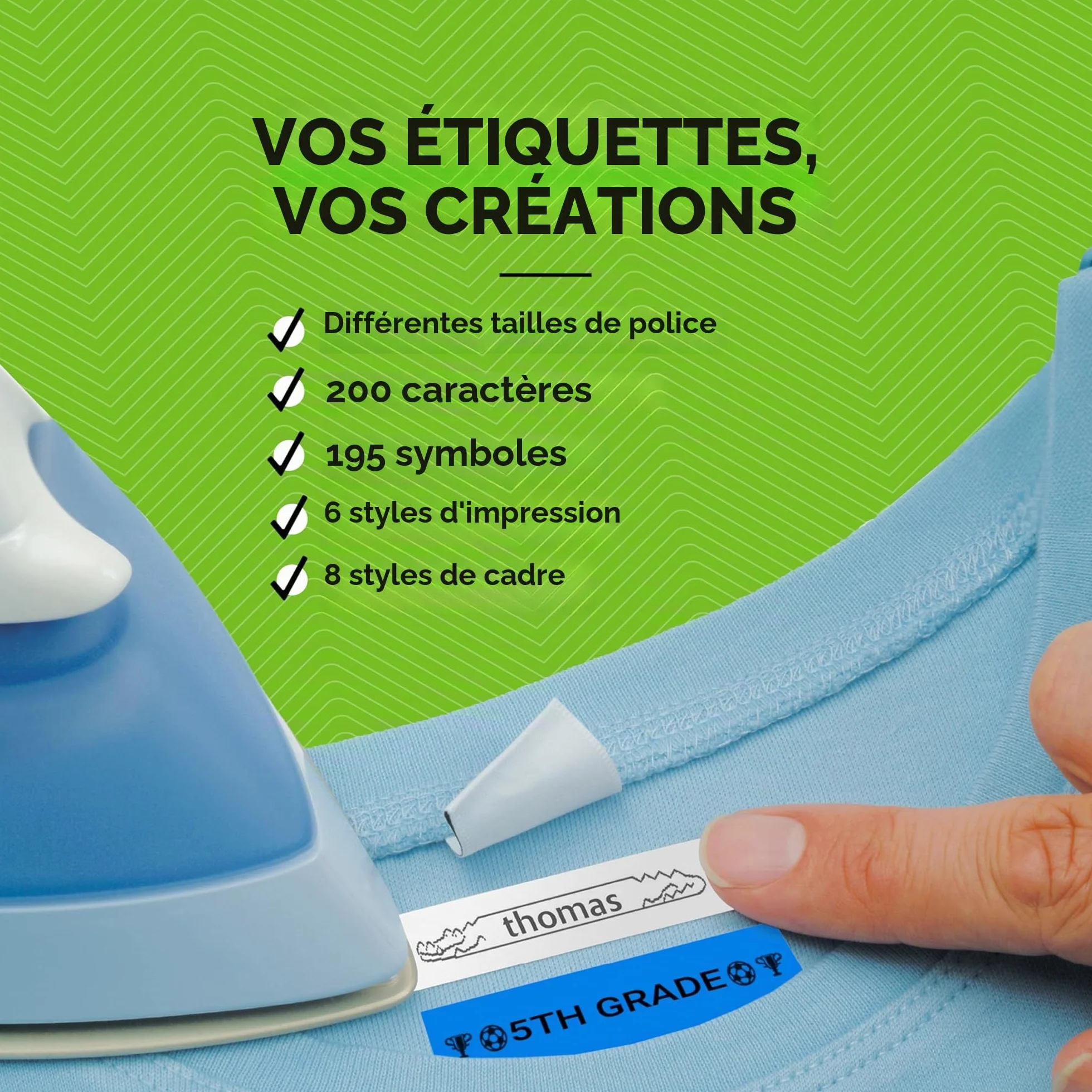 DYMO LetraTag Étiquettes en Papier Authentique 12 mm x 4 m Noir sur Blanc 2 rouleaux
