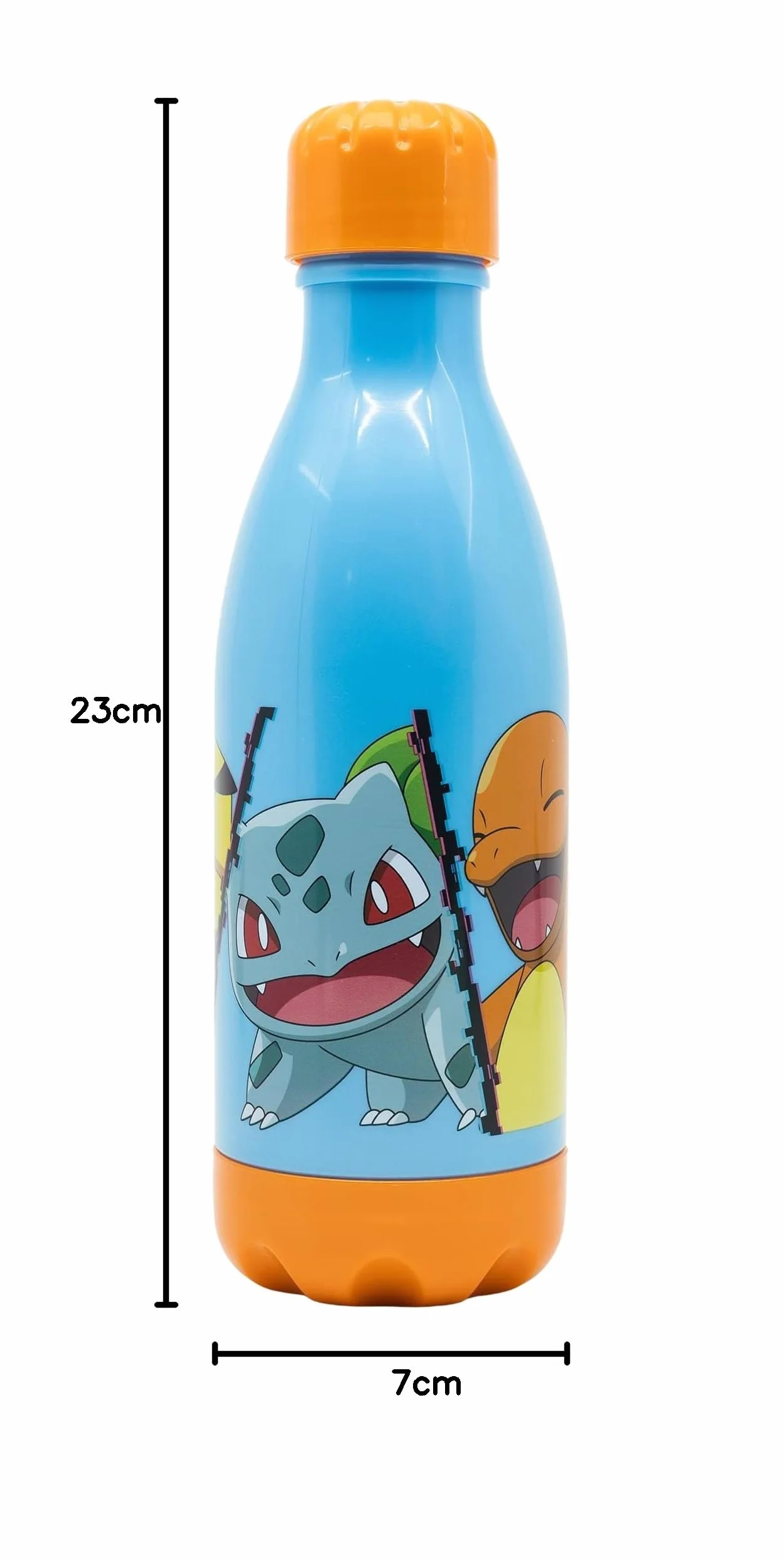 Gourde Réutilisable Pokémon 560ml Plastique Sans BPA Bouchon à Vis