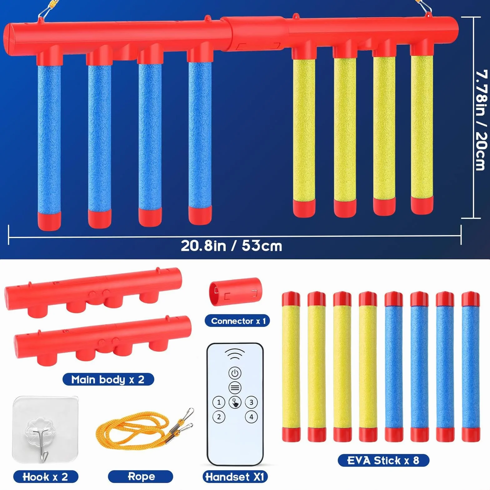 Jeux De Reflexe 3 Vitesses Réglables, Drop Stick Reflex Challenge Game, Hand Speed Challenge Game pour Enfant Et Adultes