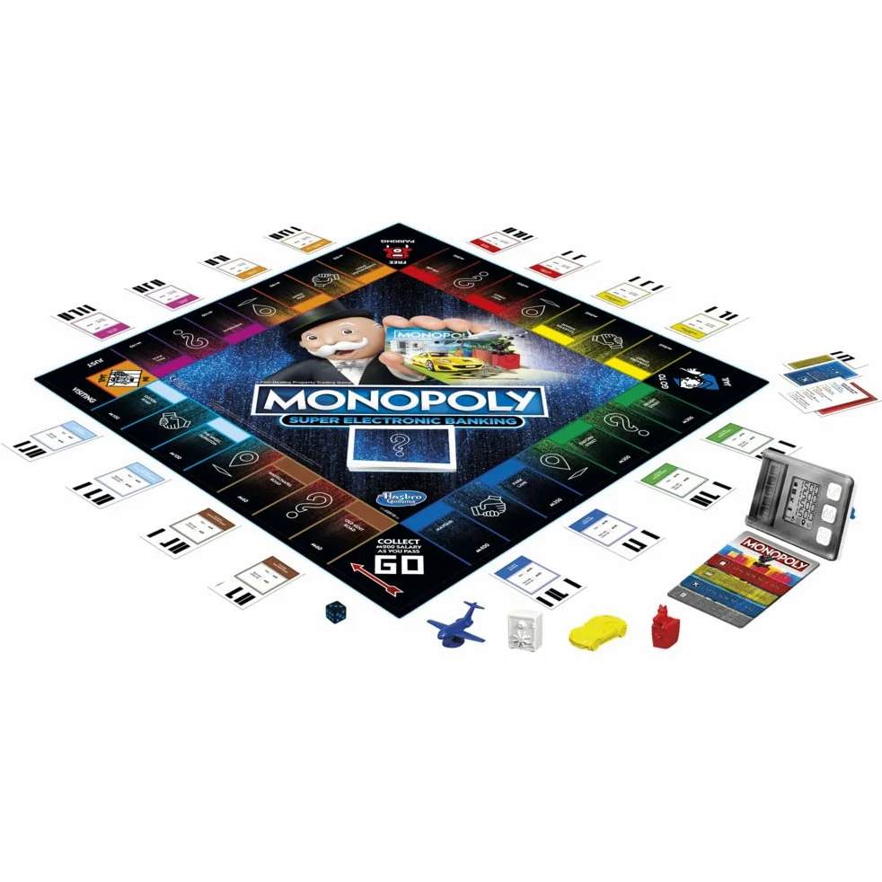 Monopoly Ultimate Rewards Board Game; Electronic Banking Unit; Choose Your Rewards; Cashless Gameplay; Tap Technology; for Ages 8 and Up