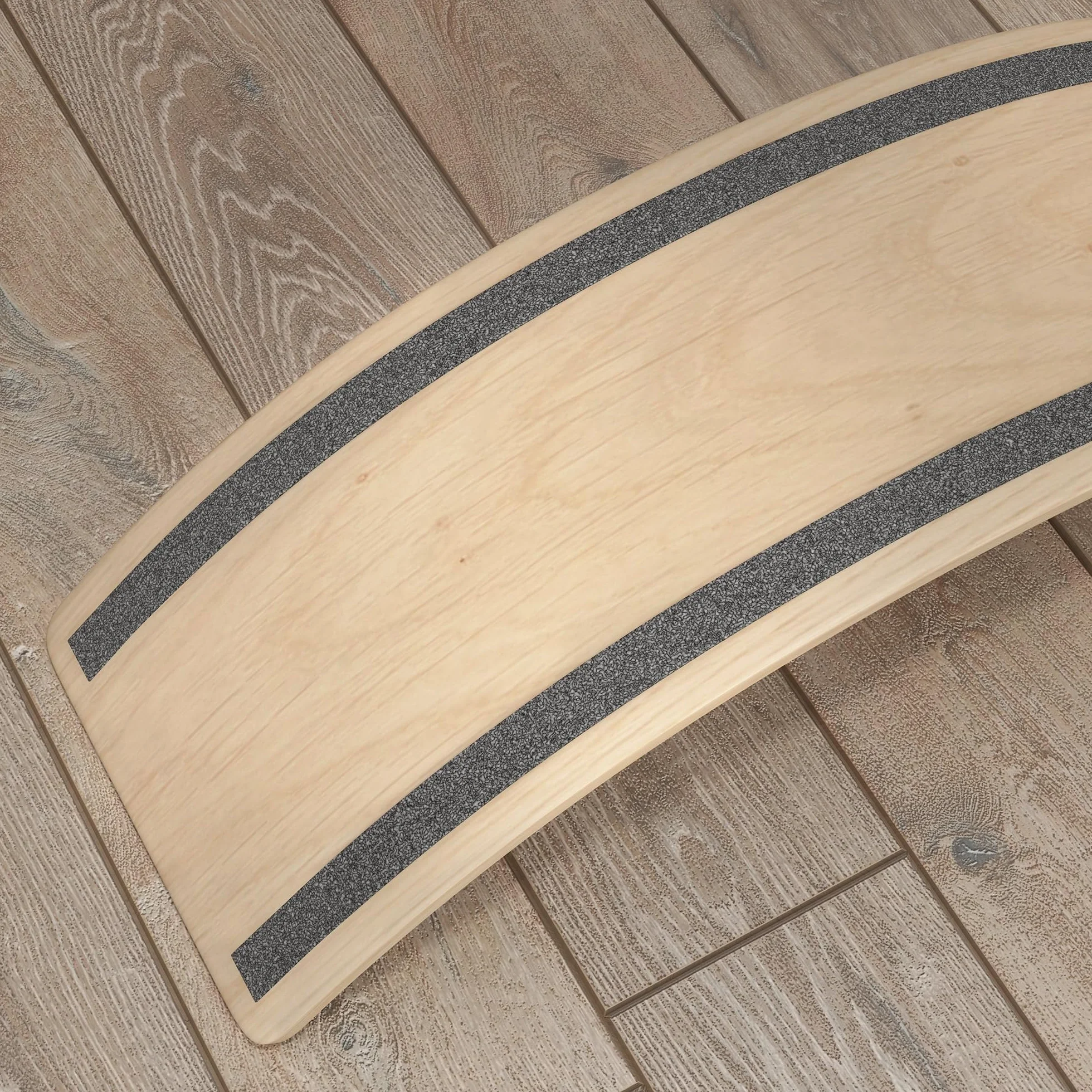 AIYAPLAY Planche d'équilibre pour enfants en bois naturel 90x29x19 cm charge max 50 kg