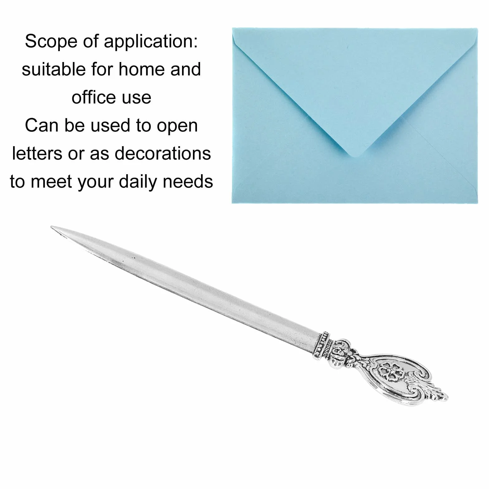 Couteau à enveloppe Ouvre Lettre Rétro Coupe Papier Fournitures De Bureau