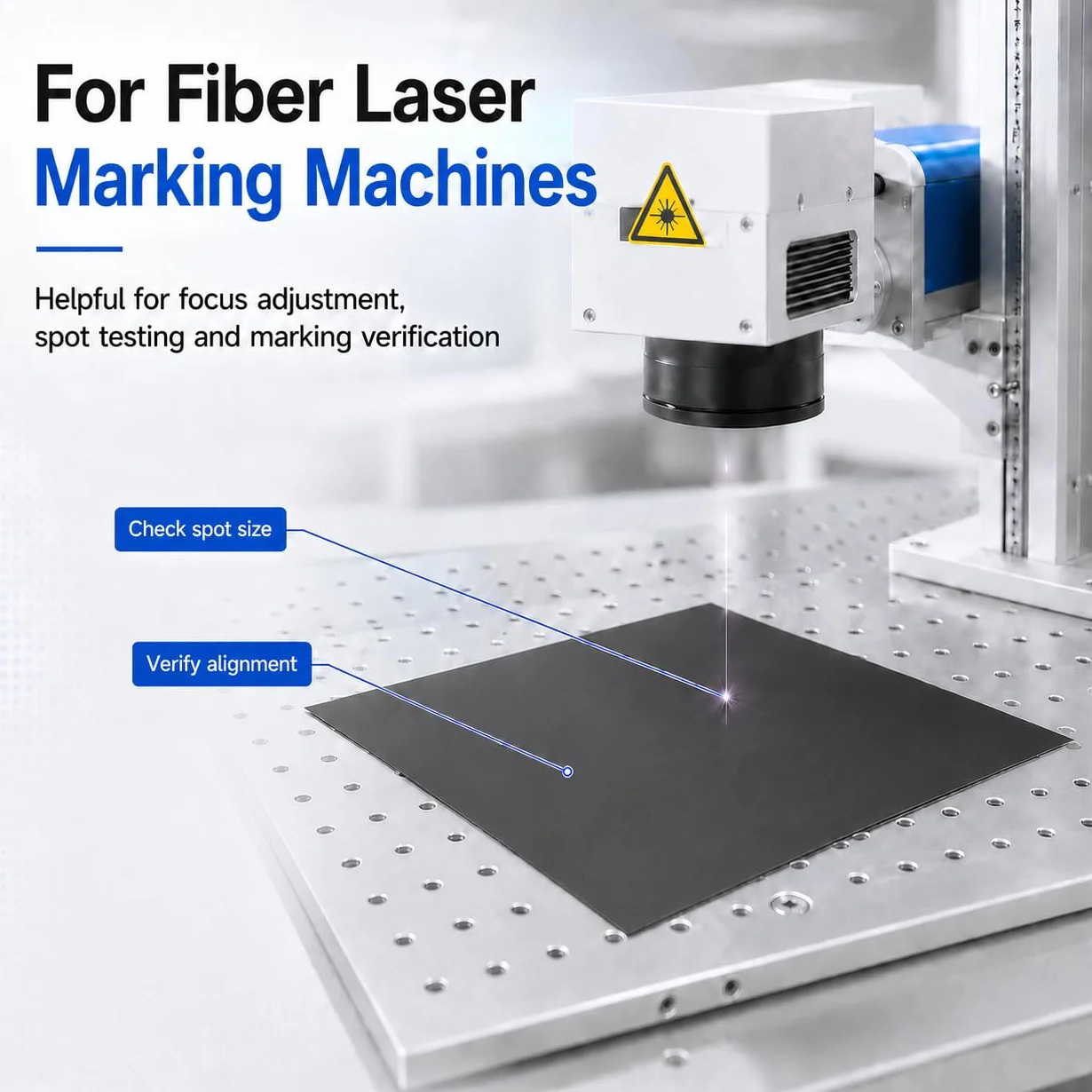 Papier de Test Gravure Laser A4 285x210mm Double Face pour Marquage Laser Fibre