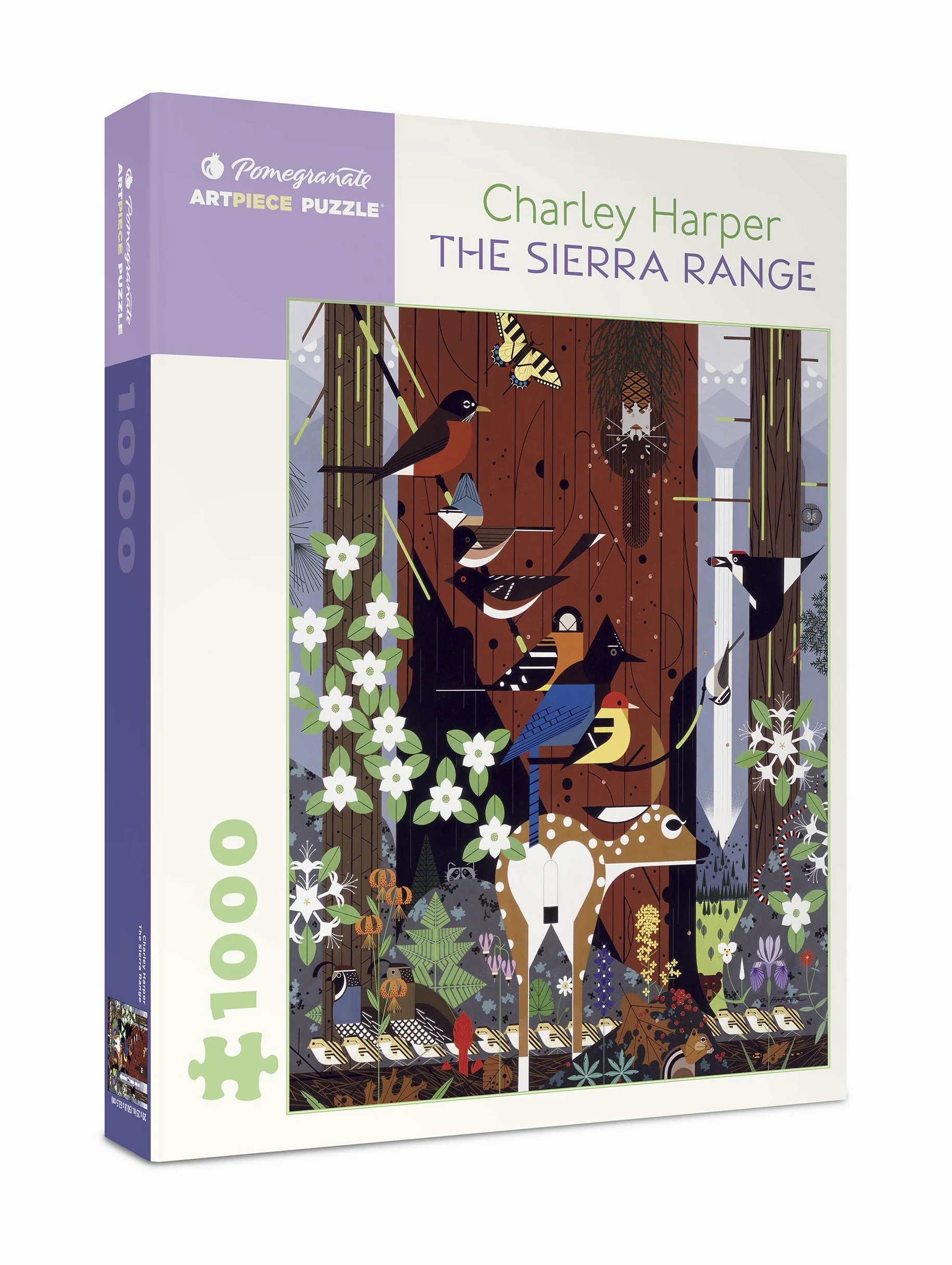 Charley Harper - the Sierra Range: 1,000 Piece Puzzle