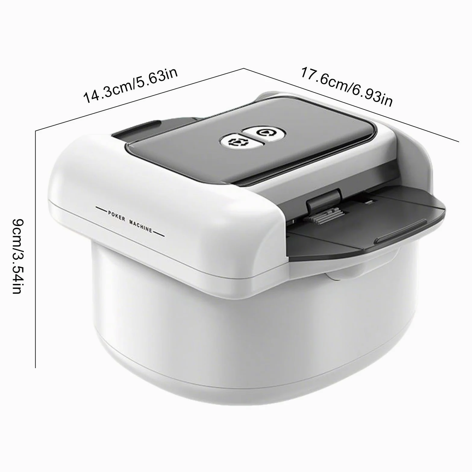 Générique Mélangeur de Cartes Automatique Mélangeur Automatique 2 Jeux | Machine Rechargeable Silencieuse 2 Modes Pour Tables De Poker Et Jeux De Cartes