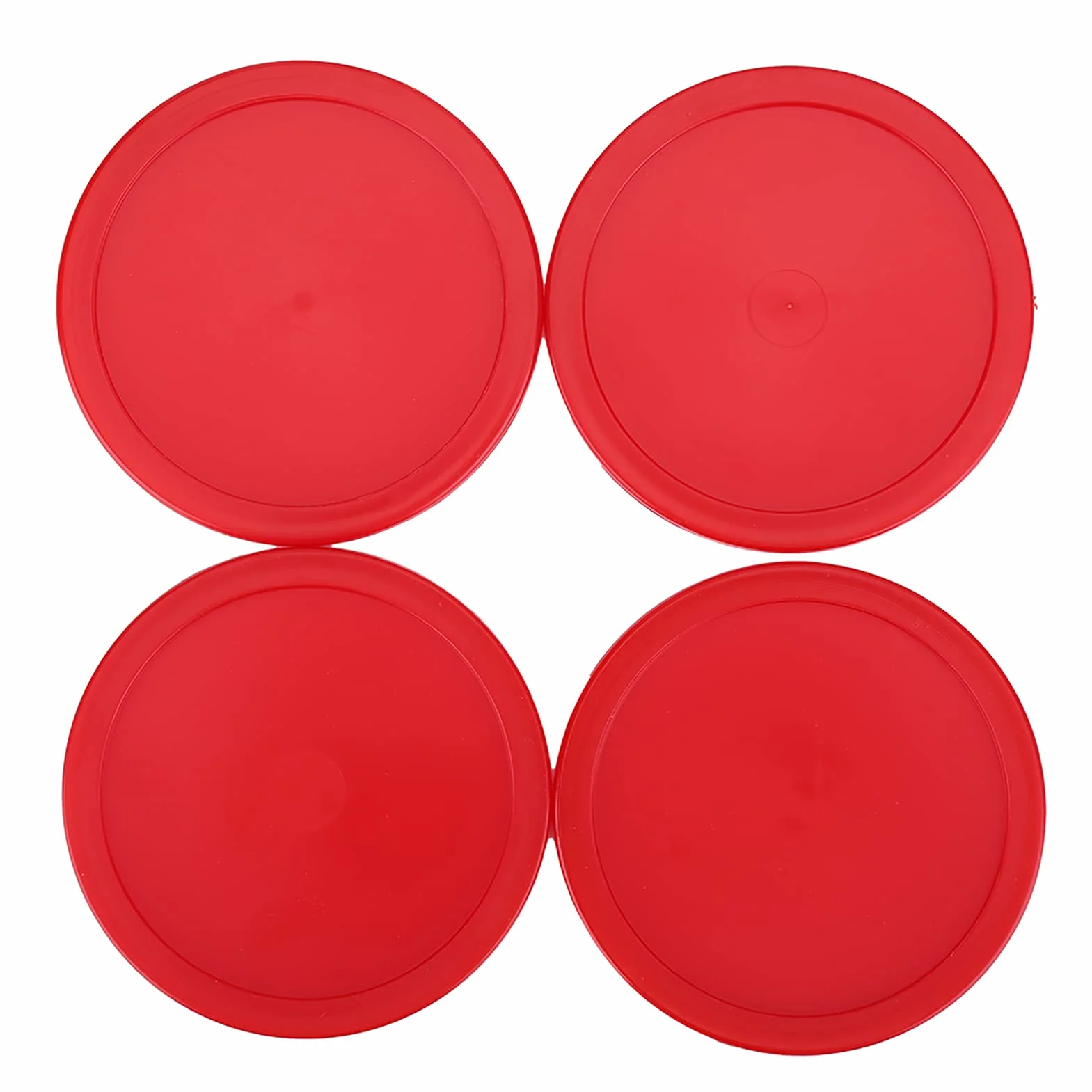 Socobeta Accessoires Hockey sur Glace Ensemble Rondelles Poussoirs Plastique Léger Gardiens But Jeu Table Large 96mm