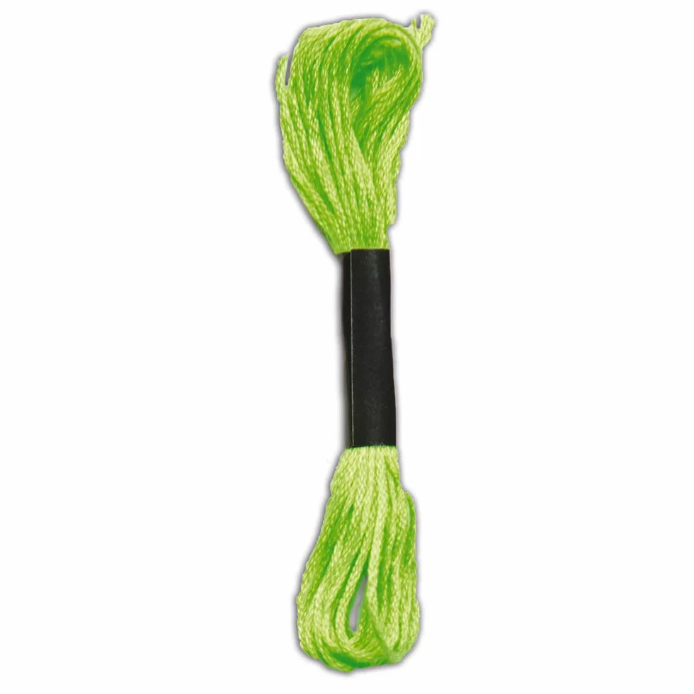 Janod Coffret 7 Bracelets Brésiliens Fluo à Créer - Kit Loisir Créatif Enfant dès 8 ans - Motricité Fine et Créativité