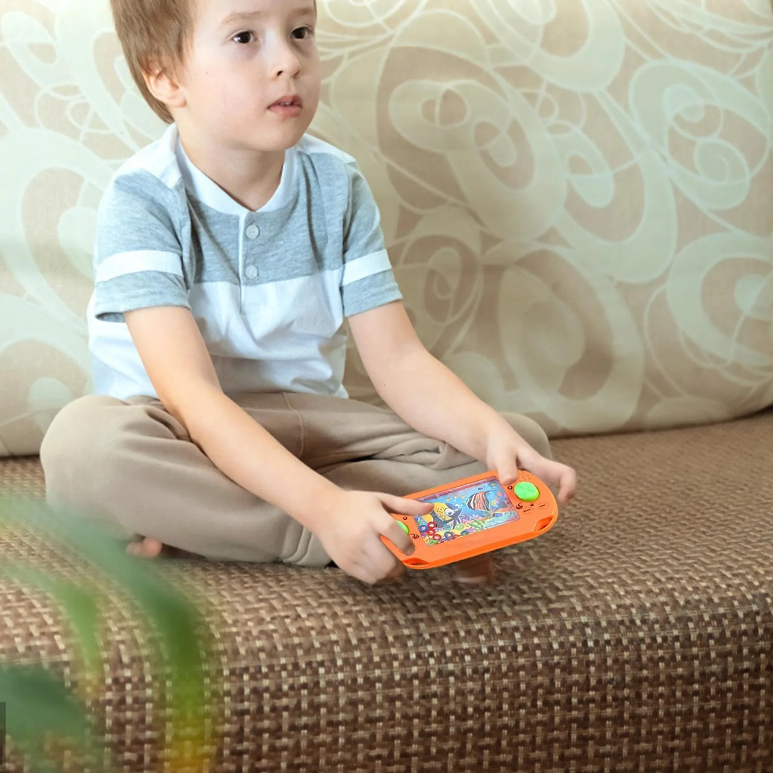 Jeu d'eau Portable Mini avec Anneau d'eau, Jeux rétro – Fournitures éducatives pour enfant