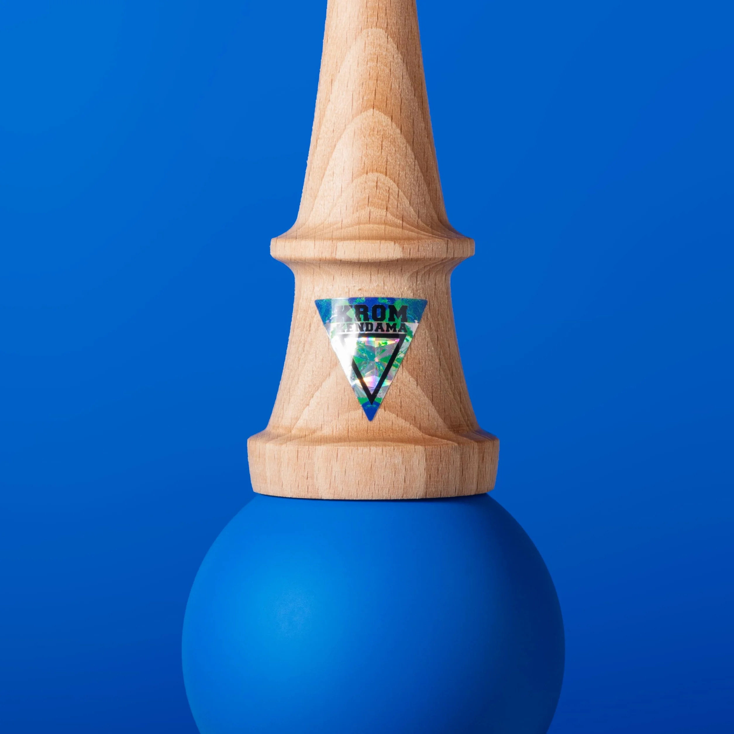Kendama Pro Pop Bleu Foncé - Bilboquet Japonais en Bois pour Adulte et Enfant avec Ficelle de Rechange
