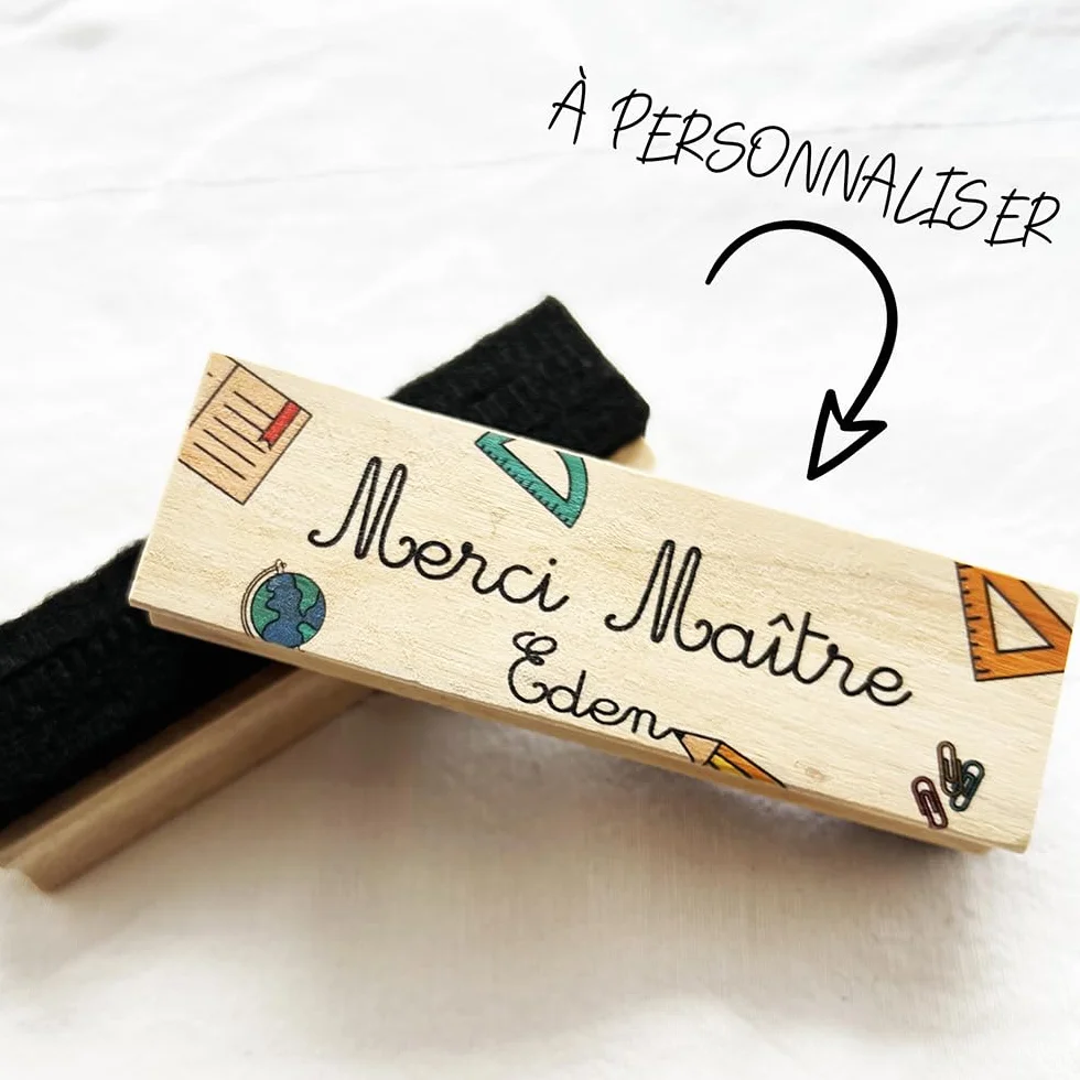 Tampon Brosse tableau à personnaliser avec texte