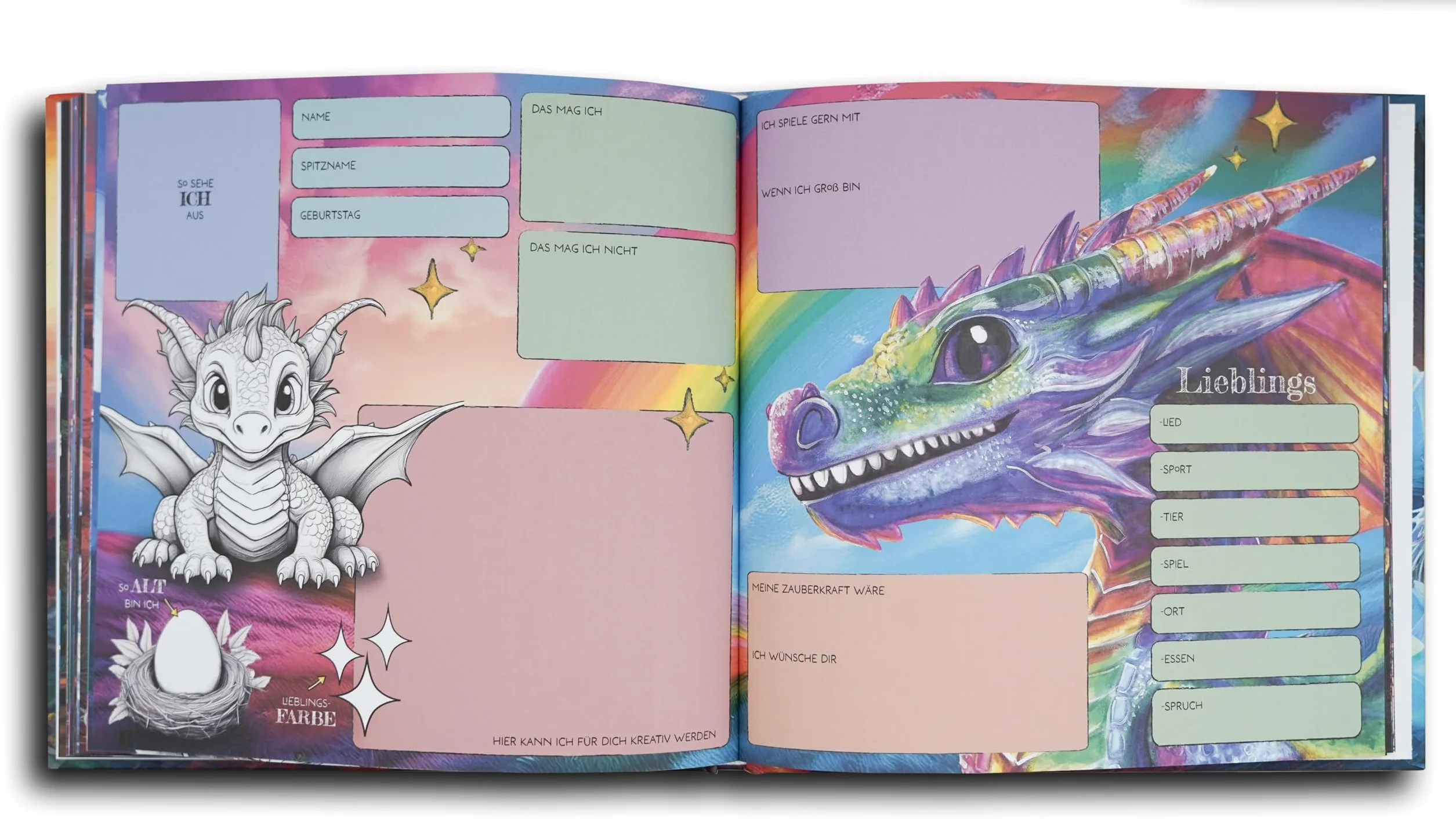 Livre d'amitié Mon dragon ami pour garçons et filles maternelle école primaire Cadeau rentrée des classes