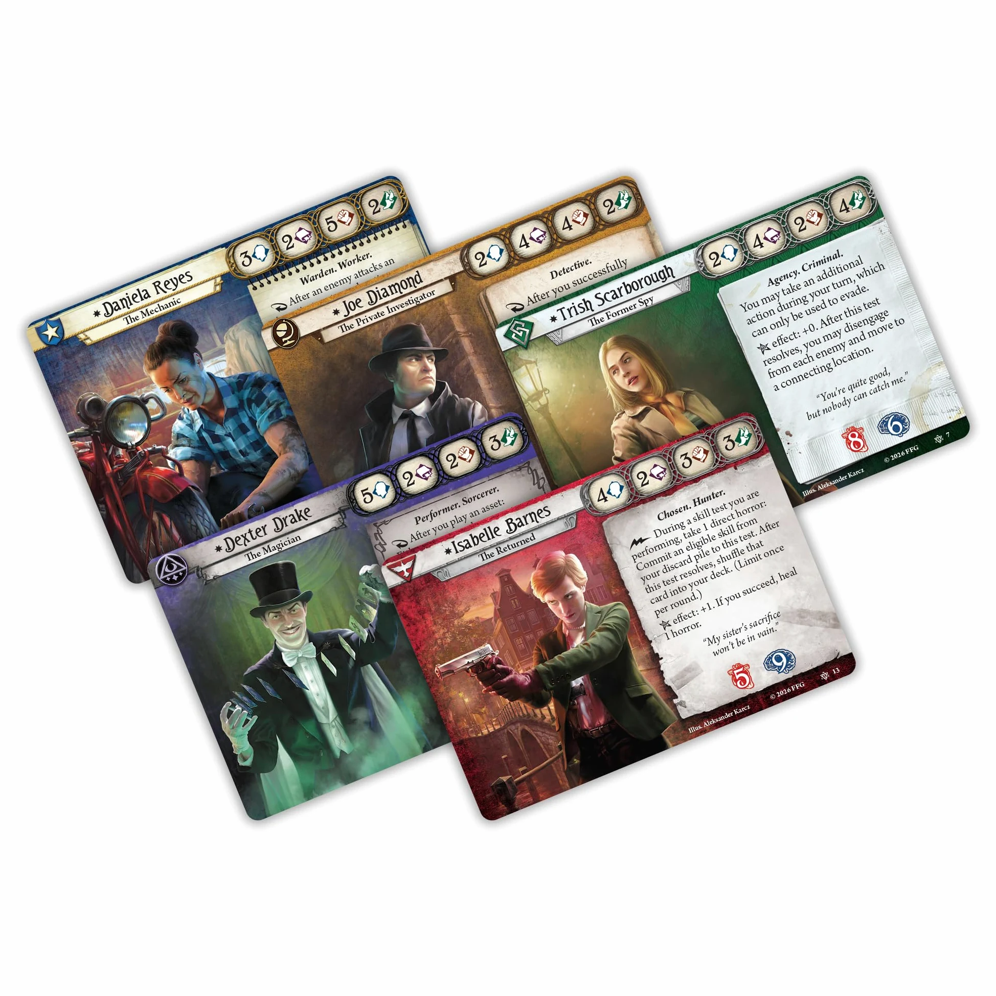 Asmodee Arkham Horror : The Card Game - Chapter Two Core Set - Jeu de Cartes coopératif à partir de 14 Ans - 1 à 4 Joueurs - Temps de Jeu de 45 à 180 Minutes