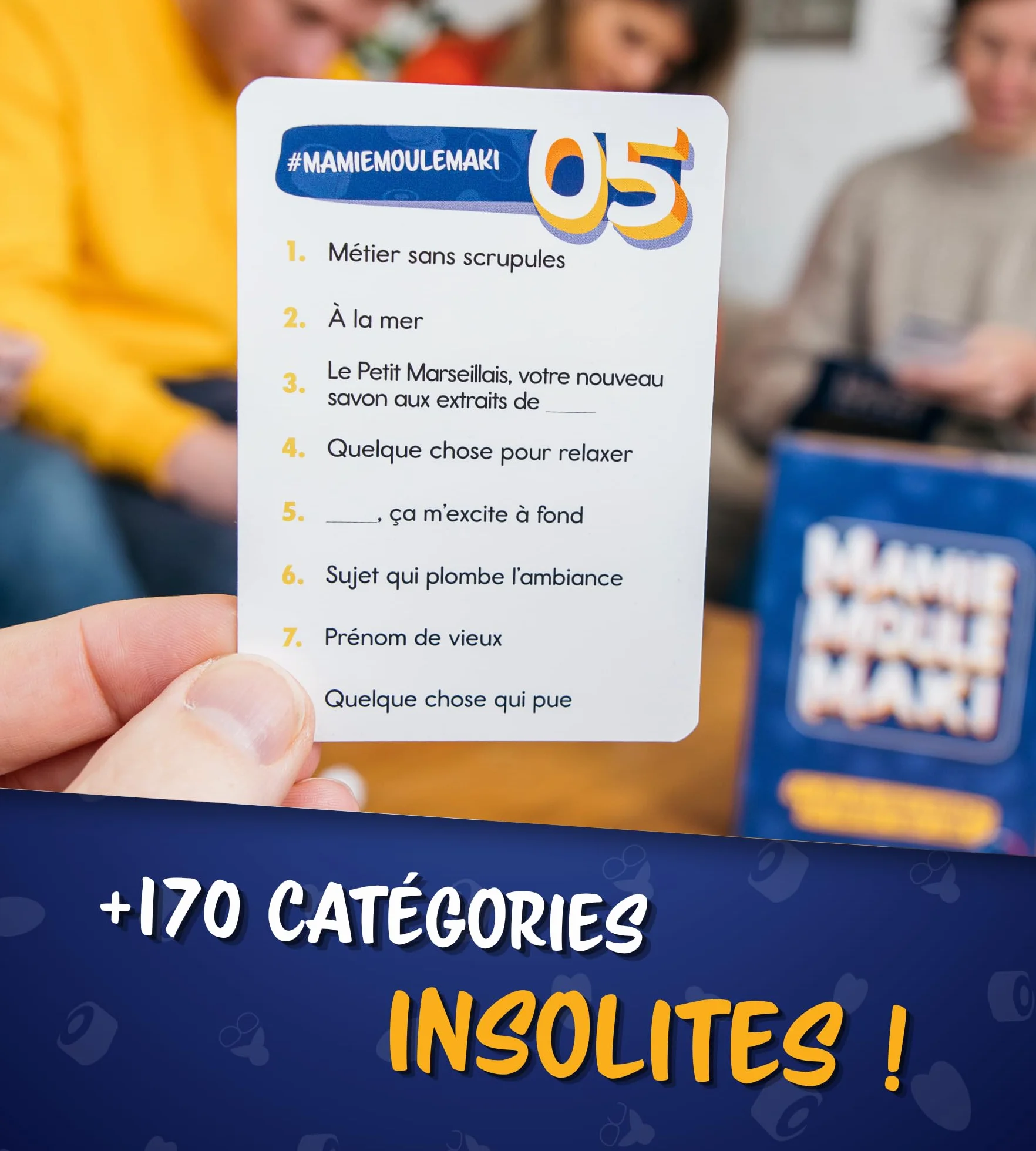 Mamie Moule Maki - Jeu de société Petit bac revisité 2 à 8 Joueurs
