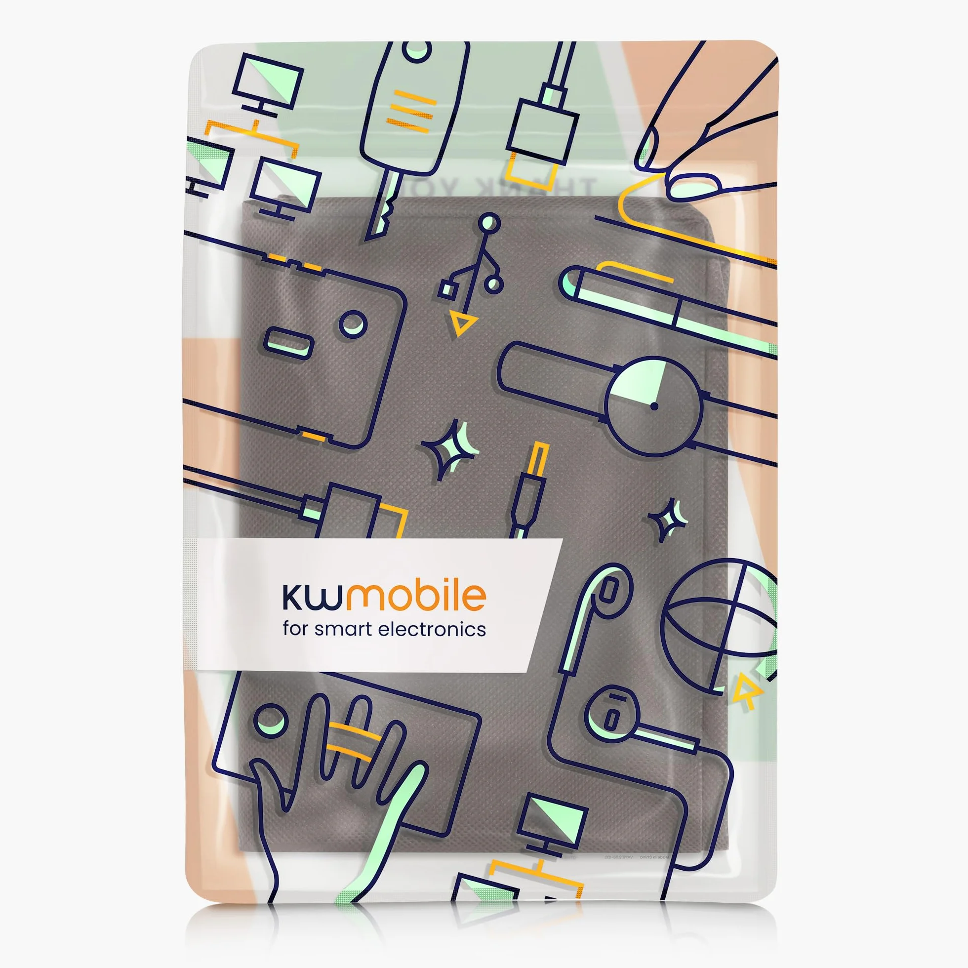 HP DeskJet 2755e Housse de protection kwmobile chocolat