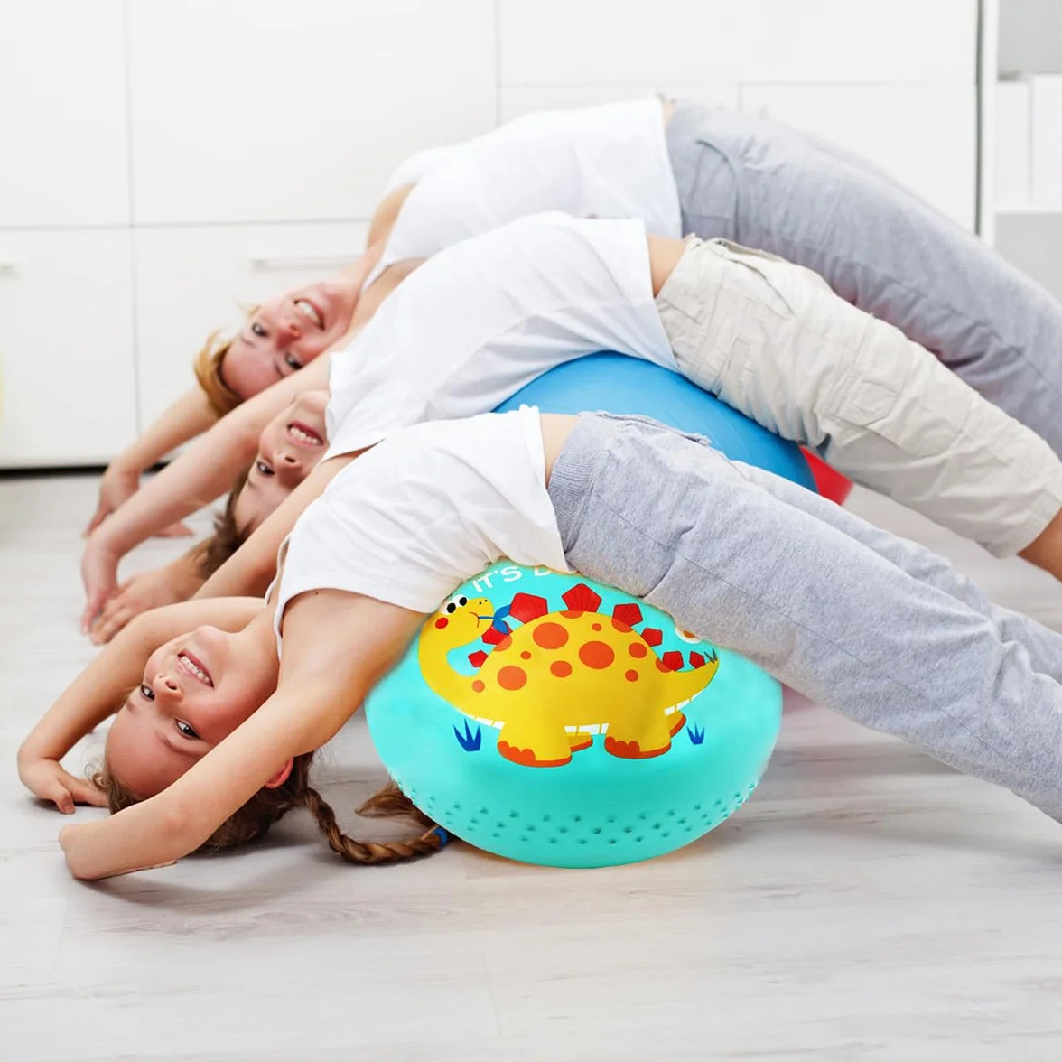 Ballon Sauteur pour Enfants Gonflable Balle Trémie Rebondissante Vert