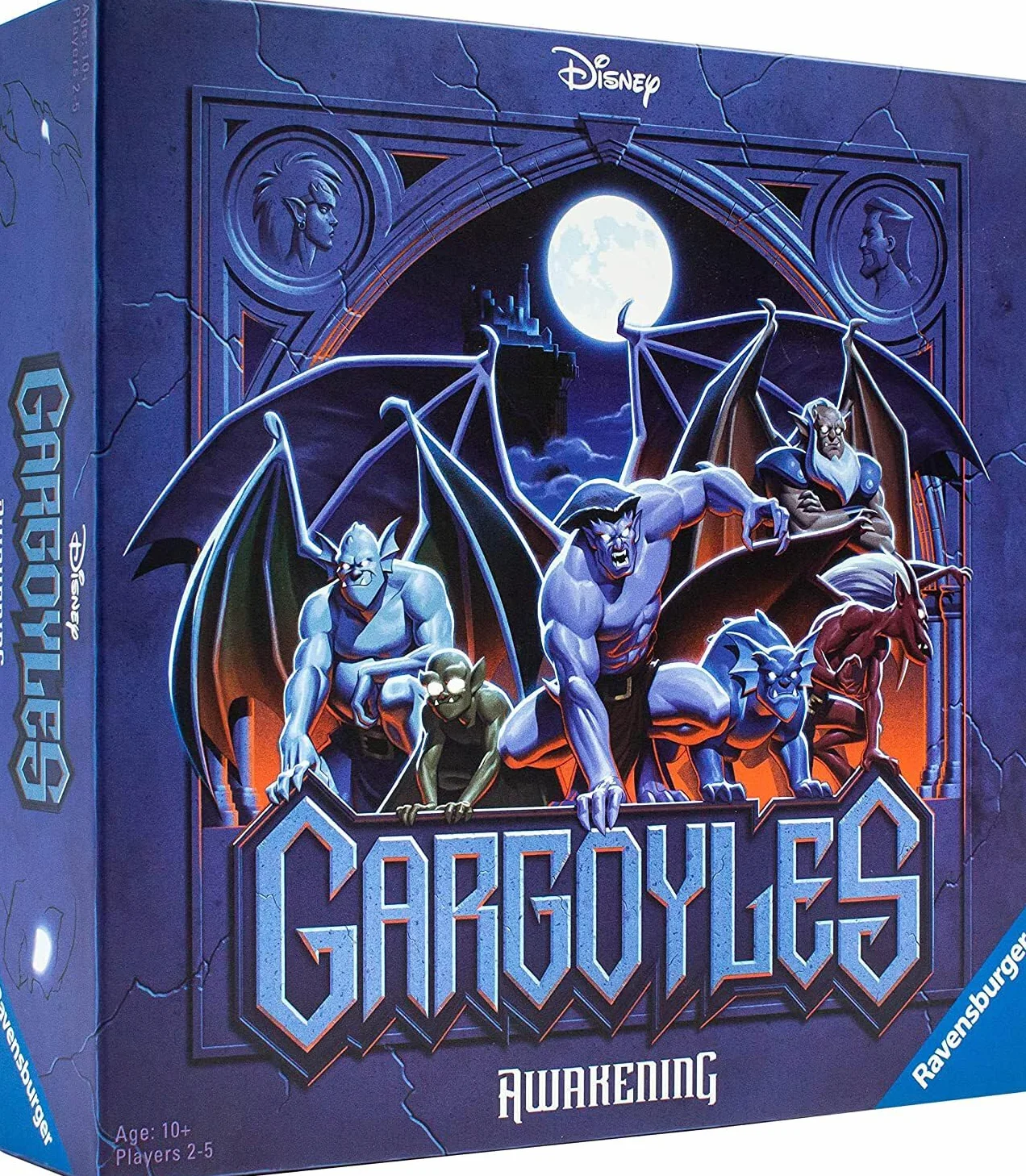 Ravensburger Disney Gargoyles – Jeux de société immersifs de stratégie familiale pour Enfants et Adultes à partir de 10 Ans – 2 à 5 Joueurs