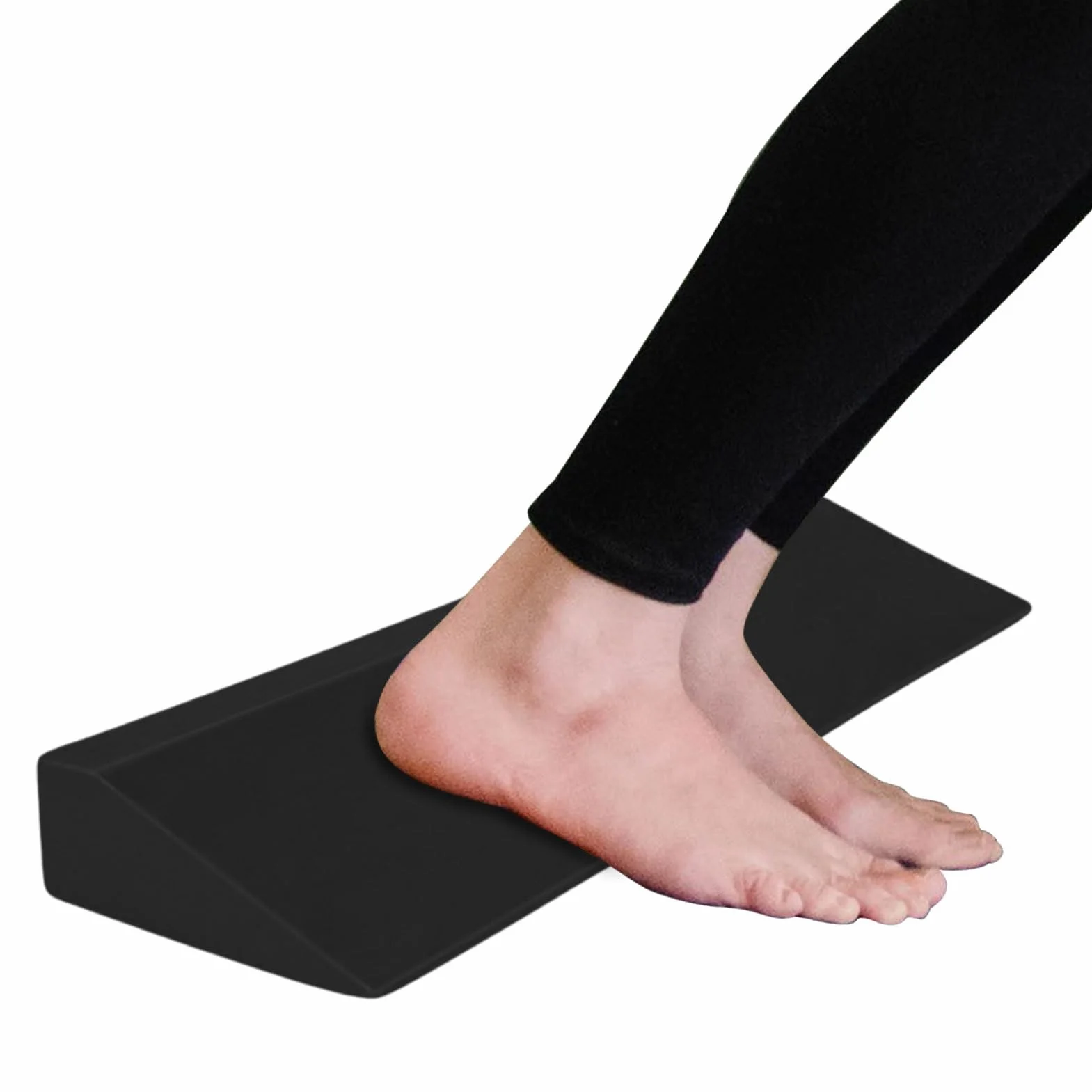 Planche Incline Slant pour Étirement de Mollet - Accessoire de Soutien des Pieds - Cale de Poignet Souple