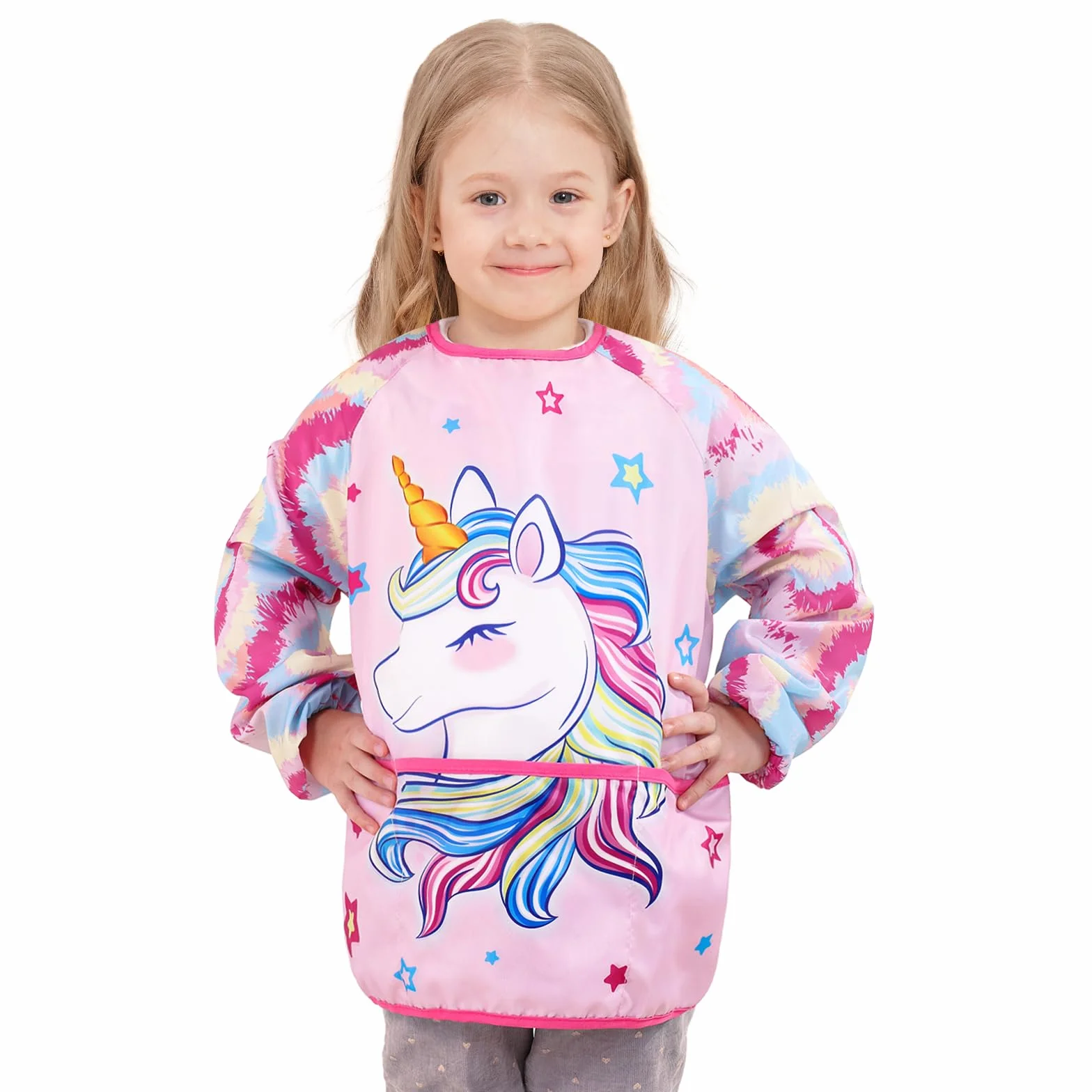 WERNNSAI Tablier Peinture Enfant pour Garçons et Filles 3-12 Ans