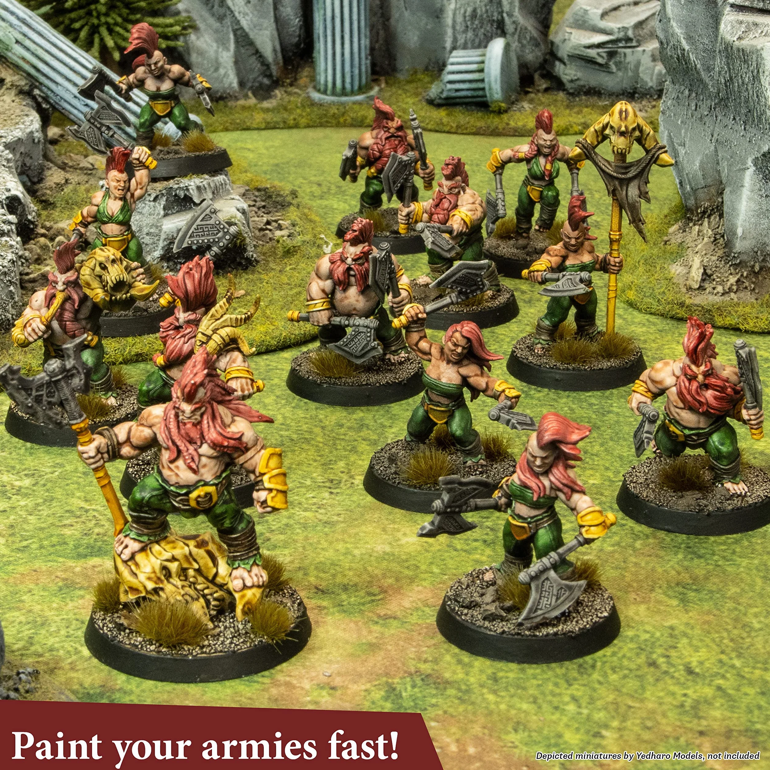 The Army Painter Speedpaint 2.0 Metallics Set, 10 x 18 ml Peinture Acrylique Métalliques pour Figurine Warhammer et Donjon et Dragon