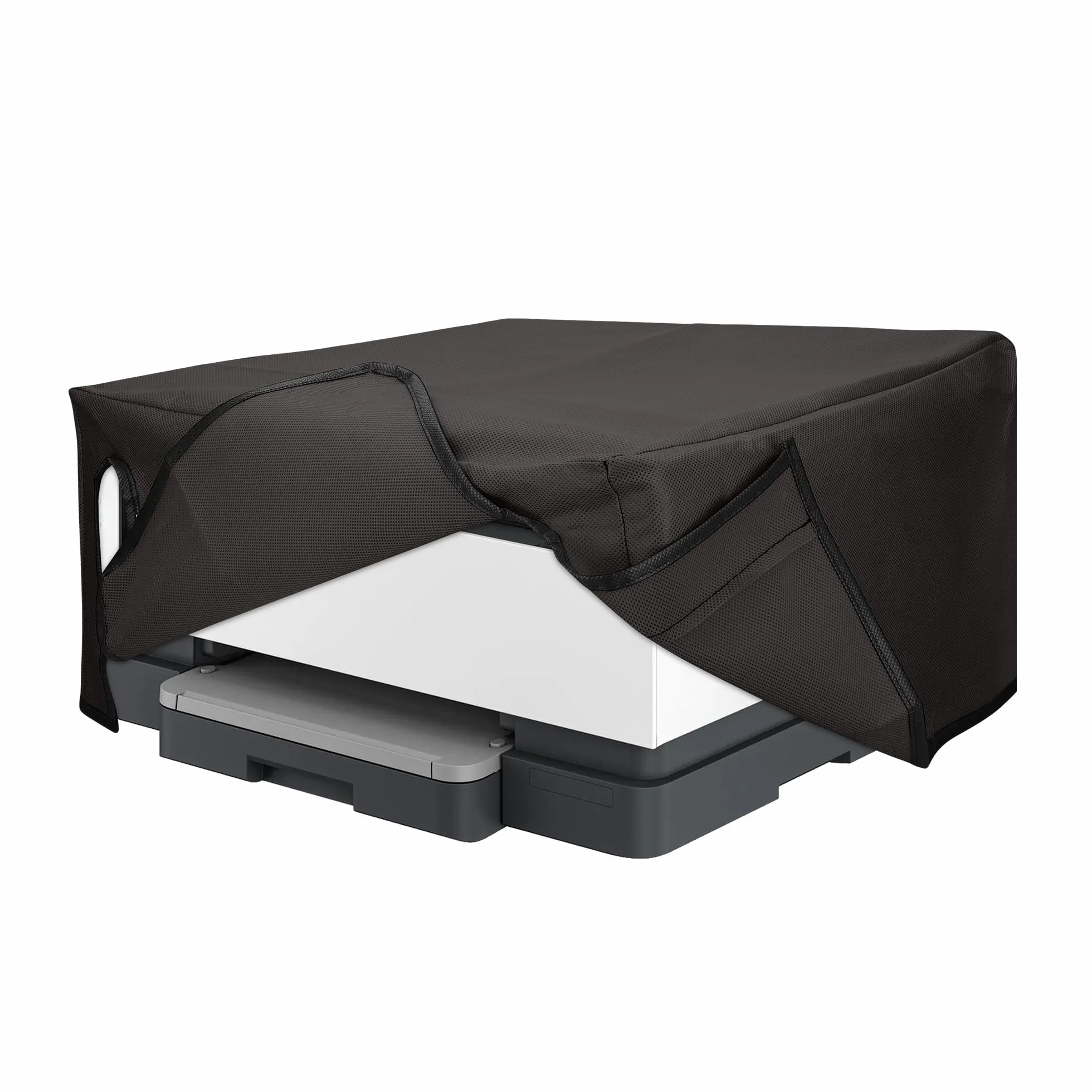 kwmobile Housse Compatible HP OfficeJet 8015e 8122e Protection Imprimante Gris Foncé