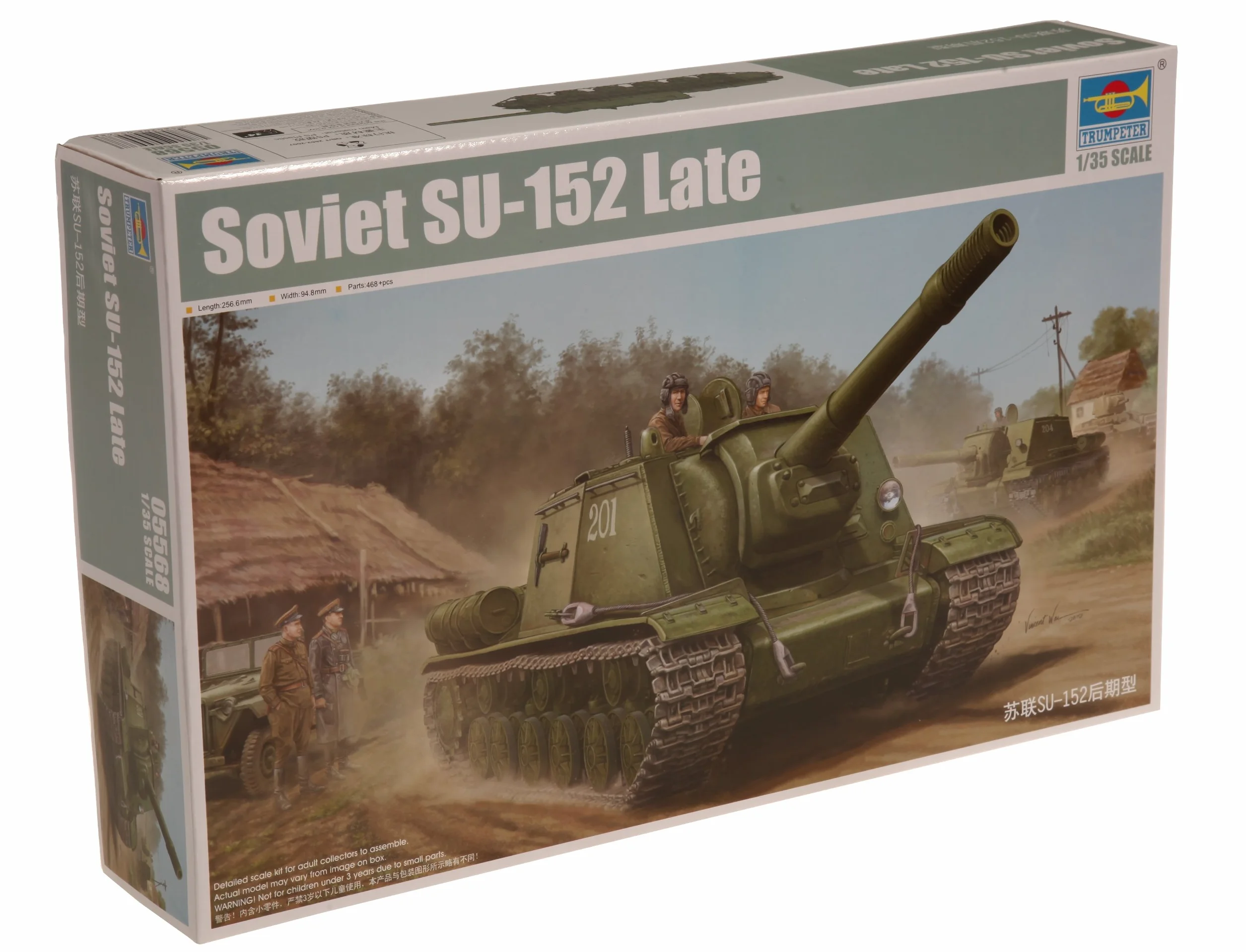 Trumpeter 5568 Kit réservoir Soviet 152 Late