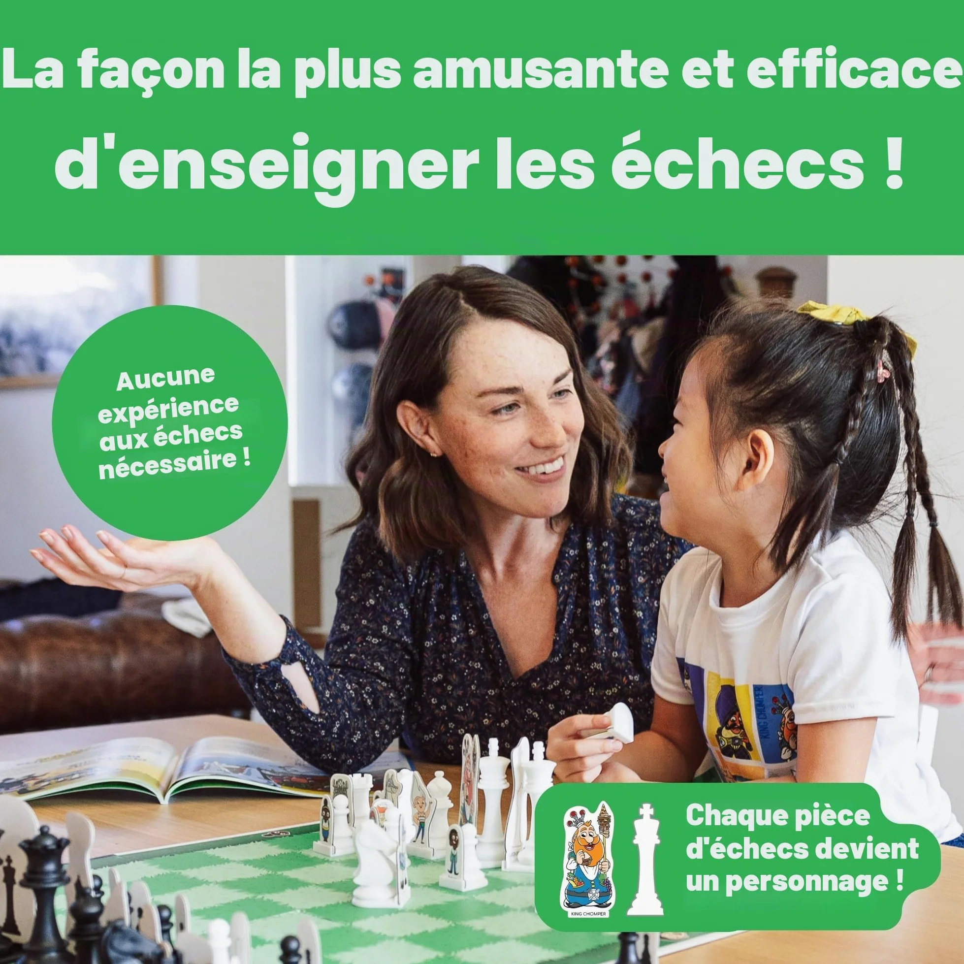 Story Time Chess - Jeu d'échecs pour débutants avec Livre, Jeu d'échecs, Jeux de société d'apprentissage Traditionnels pour garçons et Filles âgés de 3 à 103 Ans