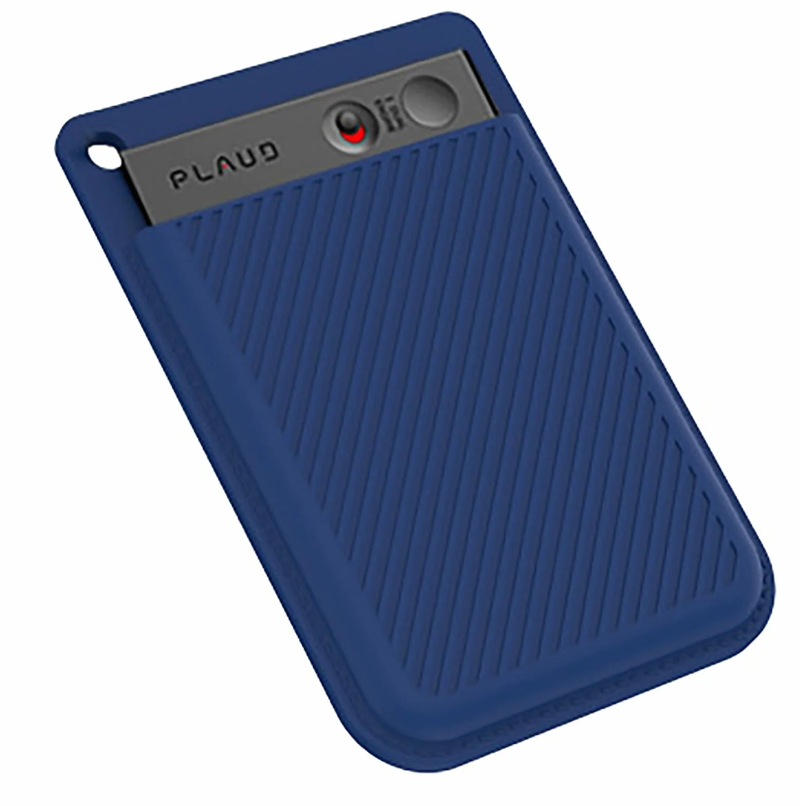 GIOPUEY Étui Compatible avec PLAUD Note Pro AI Voice Recorder, Coque Silicone Antichoc - Bleu foncé