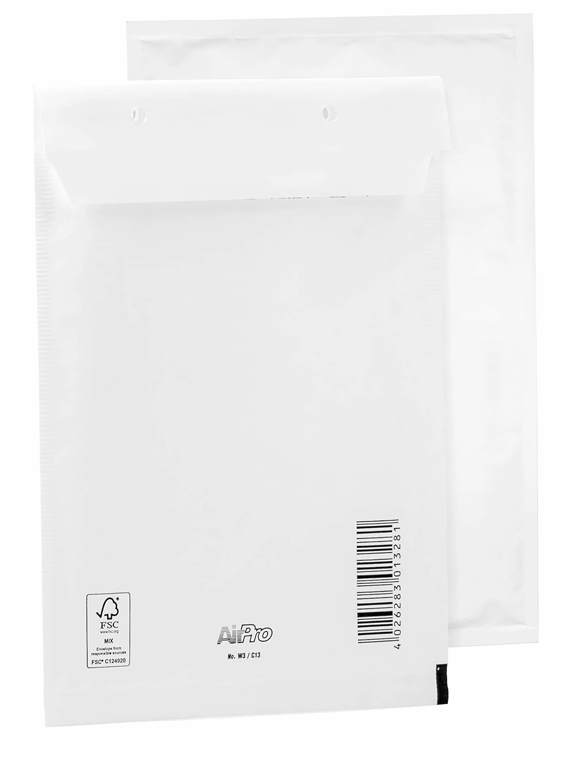 Bantex Lot de 100 enveloppes à bulles C3 (225 x 175 mm) avec fermeture autocollante Blanc