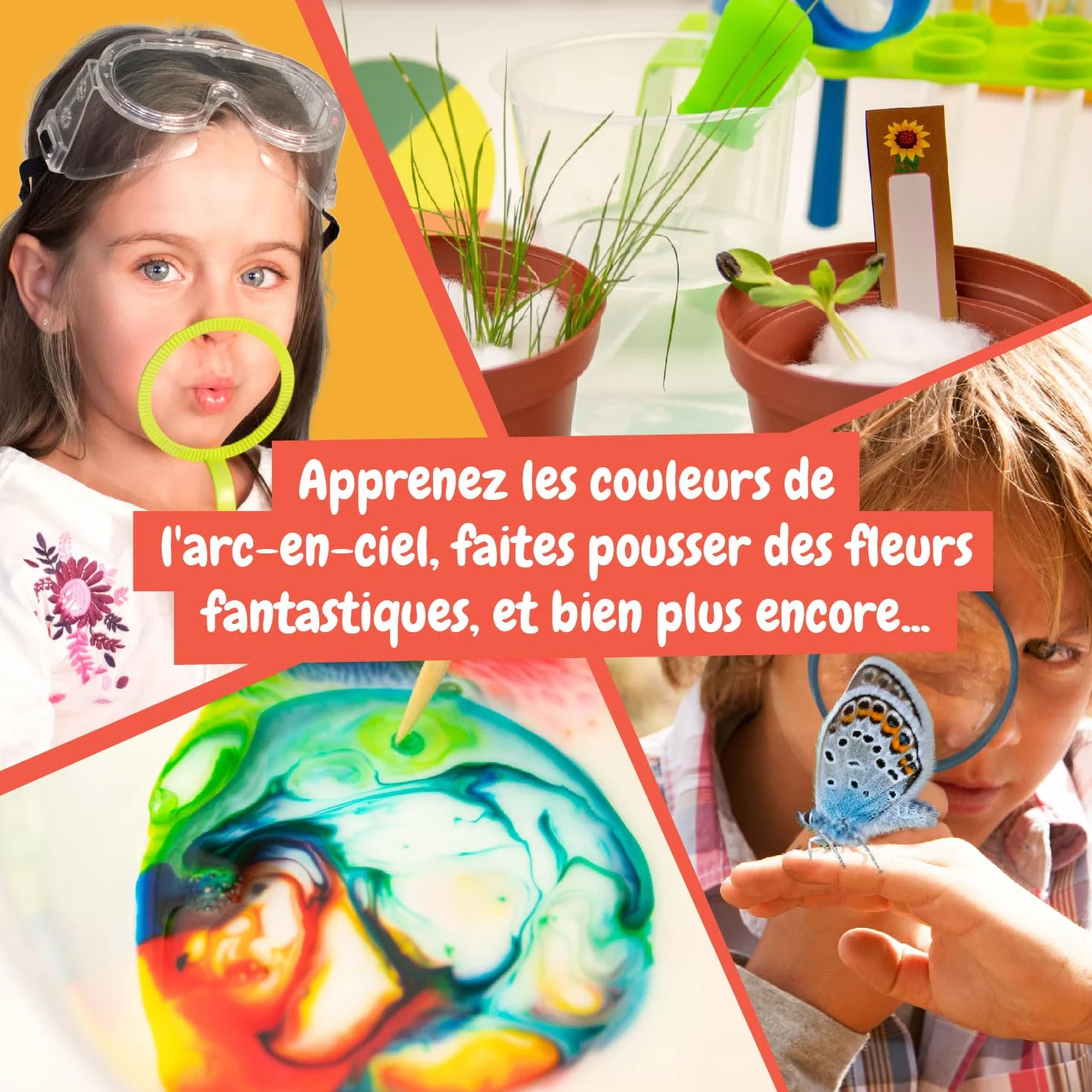 Science4you Mon Premier Kit Scientifique pour Enfants +4 Ans - 26 Expériences, Bulles de Savon, Apprendre Couleurs