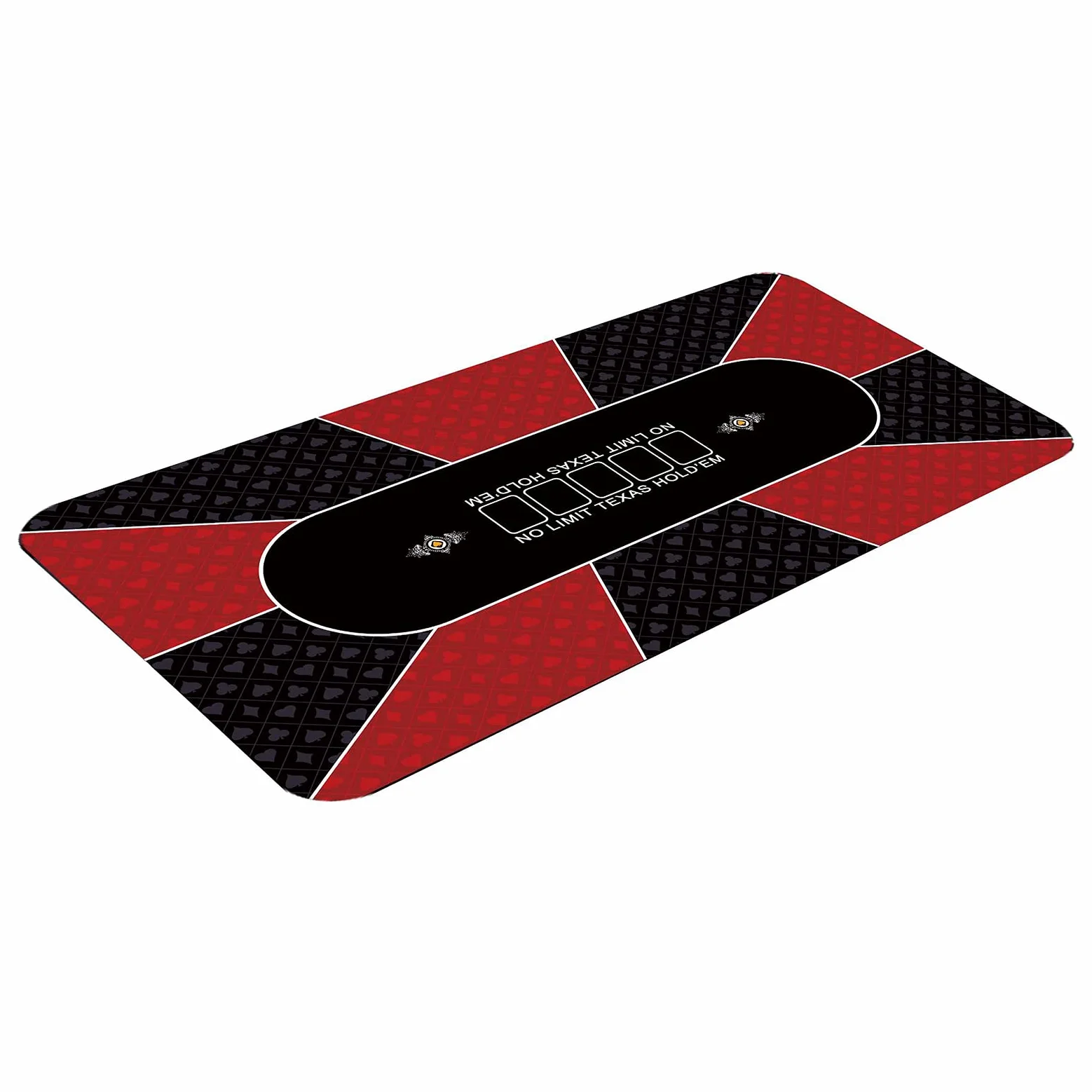 Tapis de Poker Professionnel 120 x 60 cm/120 x 60 cm | Sac de Transport Inclus | Tapis Poker Texas Holdem | Plateau de Poker | Antidérapant | Table de Poker Pliable Tapis de Cartes