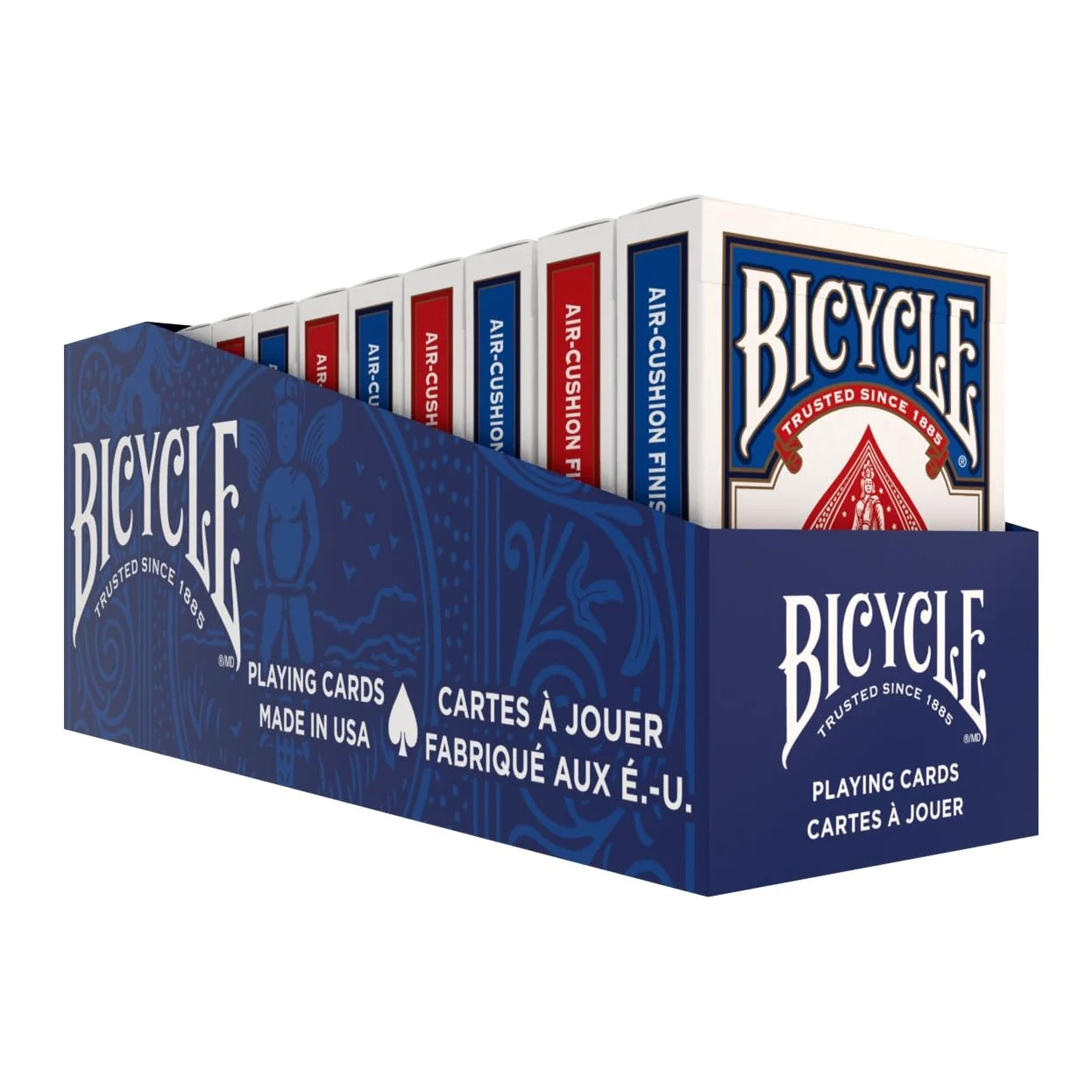 Bicycle Jeu de cartes standard, taille poker, lot de 12