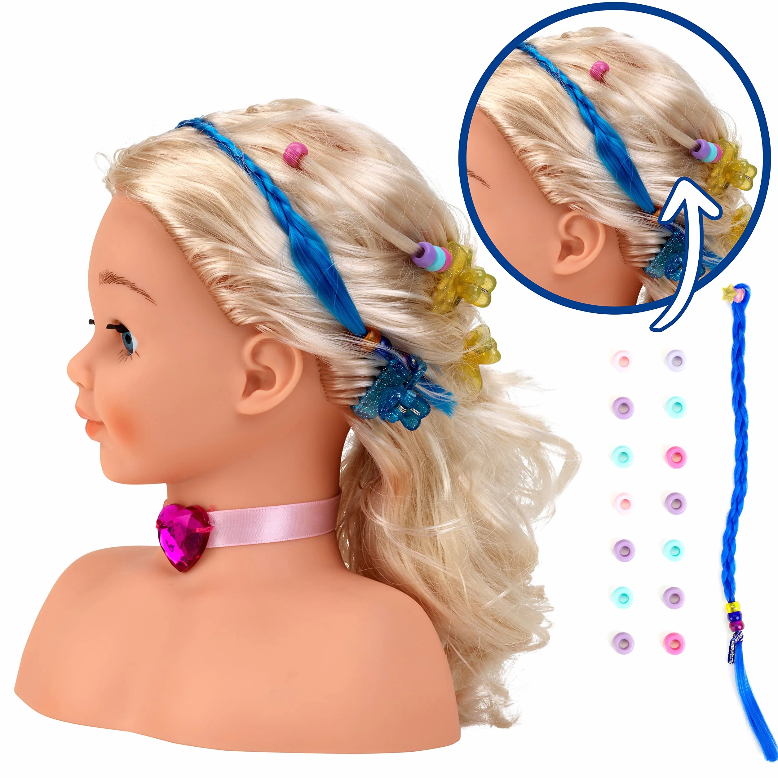 Theo Klein 5236 Princess Coralie Tête Coiffer et Maquiller Little Sophia Jouet Coiffure Maquillage Enfants 3+ ans