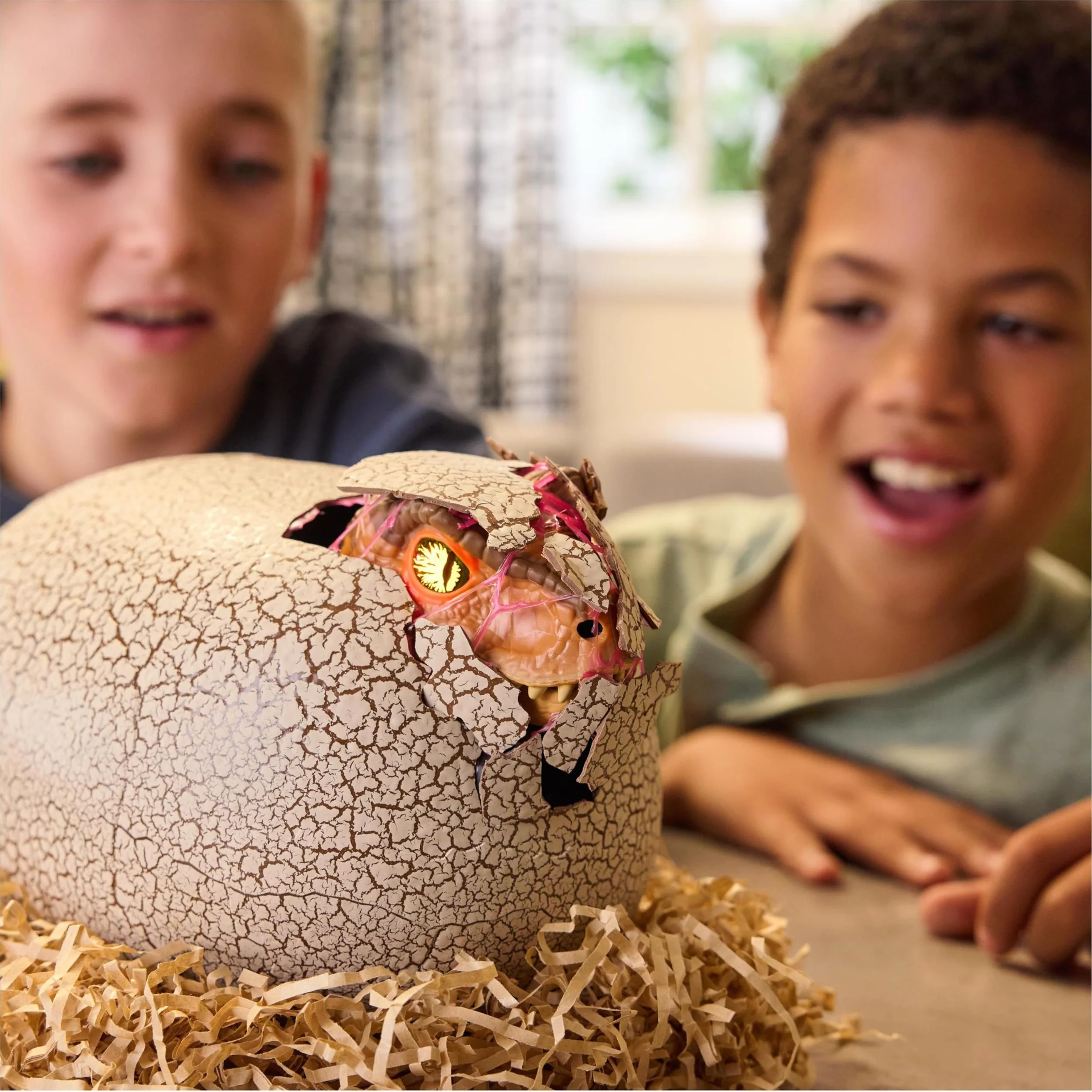 Primal Hatch Jurassic World Dino Eclosion Secrète - Oeuf Dinosaure à Faire Éclore - Jouet Enfant 5 Ans+ - 2 Accessoires - 100 Sons & Réactions