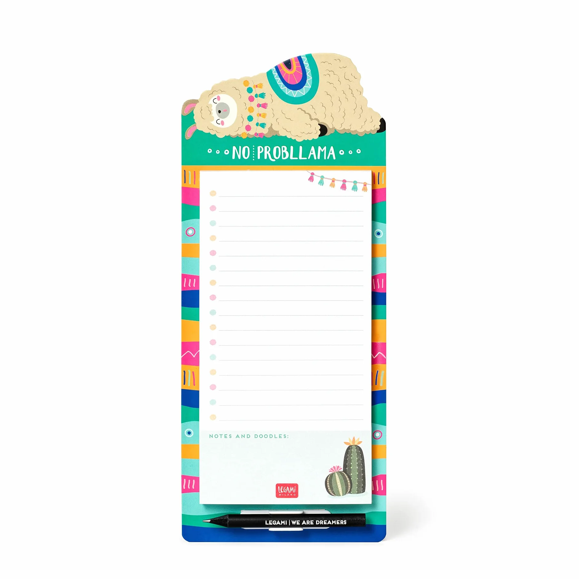 Legami Bloc-notes magnétique Don't Forget 11 x 26 cm papier FSC 80 g/m² 60 feuilles détachables