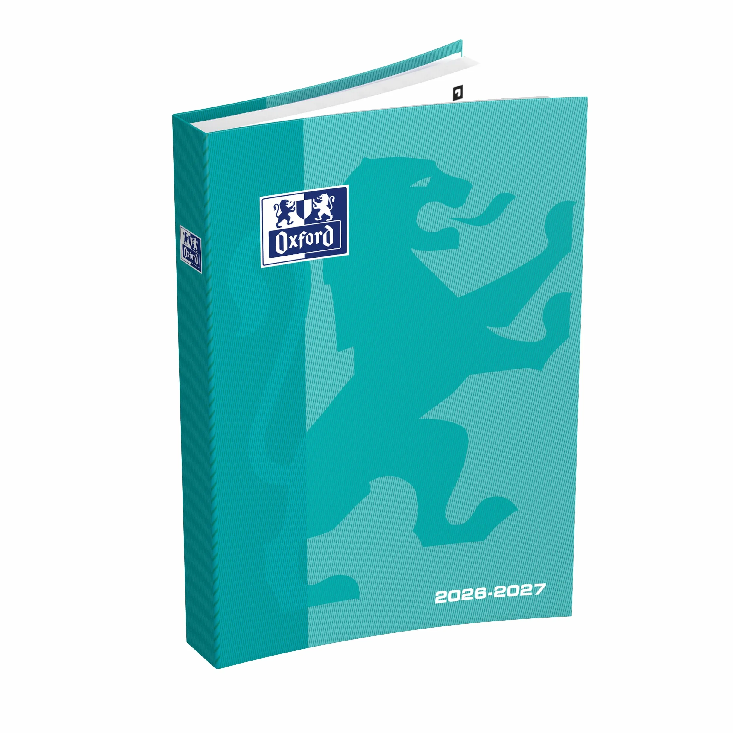 Agenda Scolaire Oxford 2025-2026 15x21cm 1 Jour Par Page 352 Pages Aqua