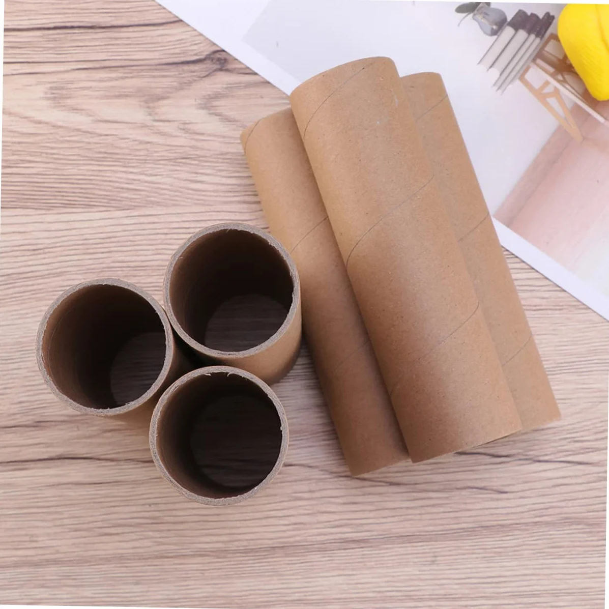 STOBOK Lot de 30 Tubes en Carton Kraft pour Affiches, Protection Résistante Paroi de 2mm