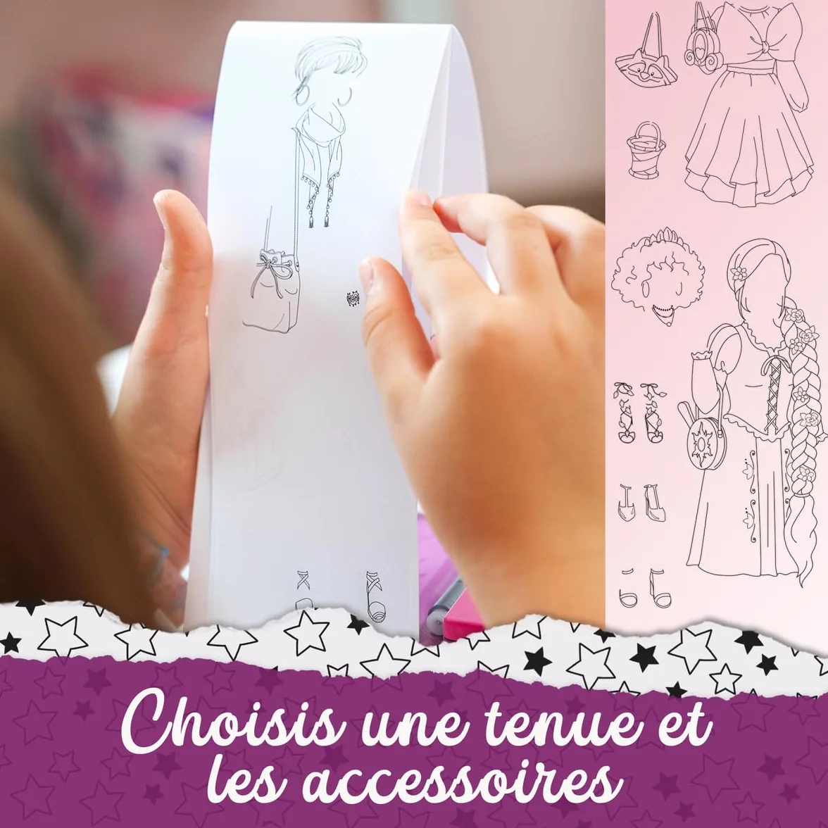 Ravensburger Looky Disney Princesses Machine Looky Dessin de Mode Stylisme Dès 6 Ans 25961