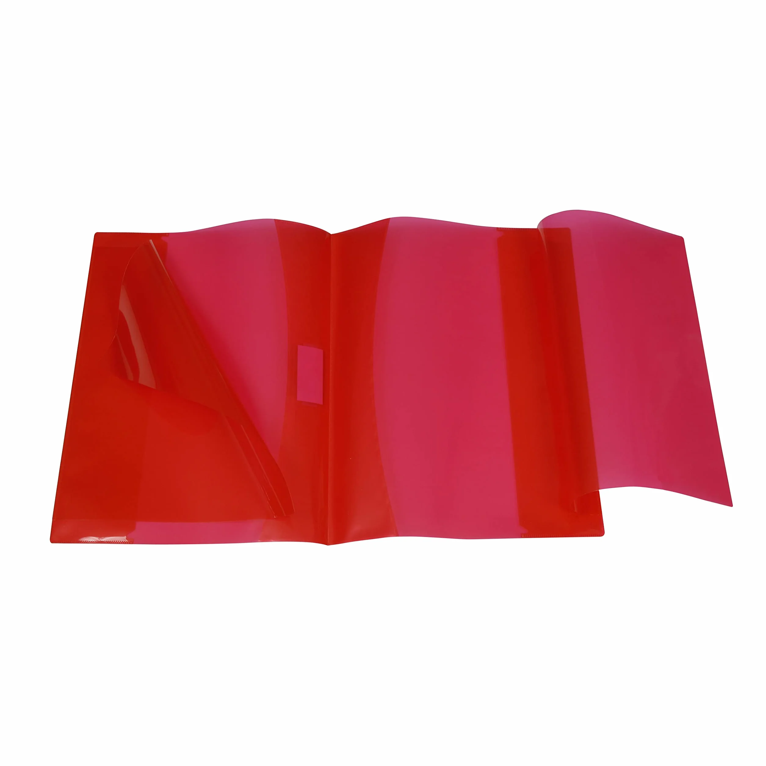 Viquel Strong Cover Protège cahier 24x32 rouge plastique qualité supérieure dos renforcé rabats marque-pages