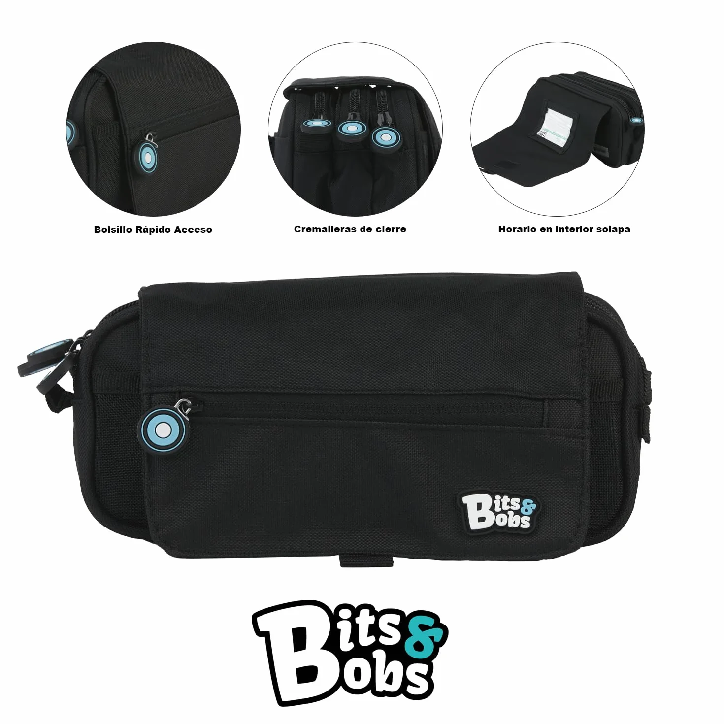 Grafoplás Bits & Bobs Trousses 23 cm Noir