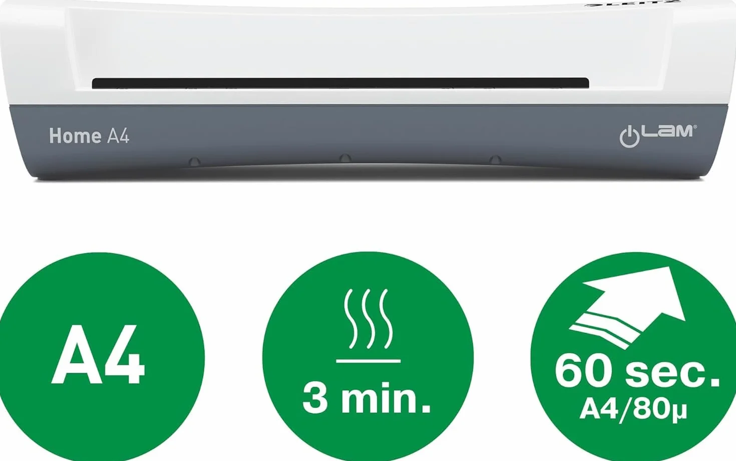 Leitz iLAM Home Plastifieuse A4 75-125 Microns Blanc